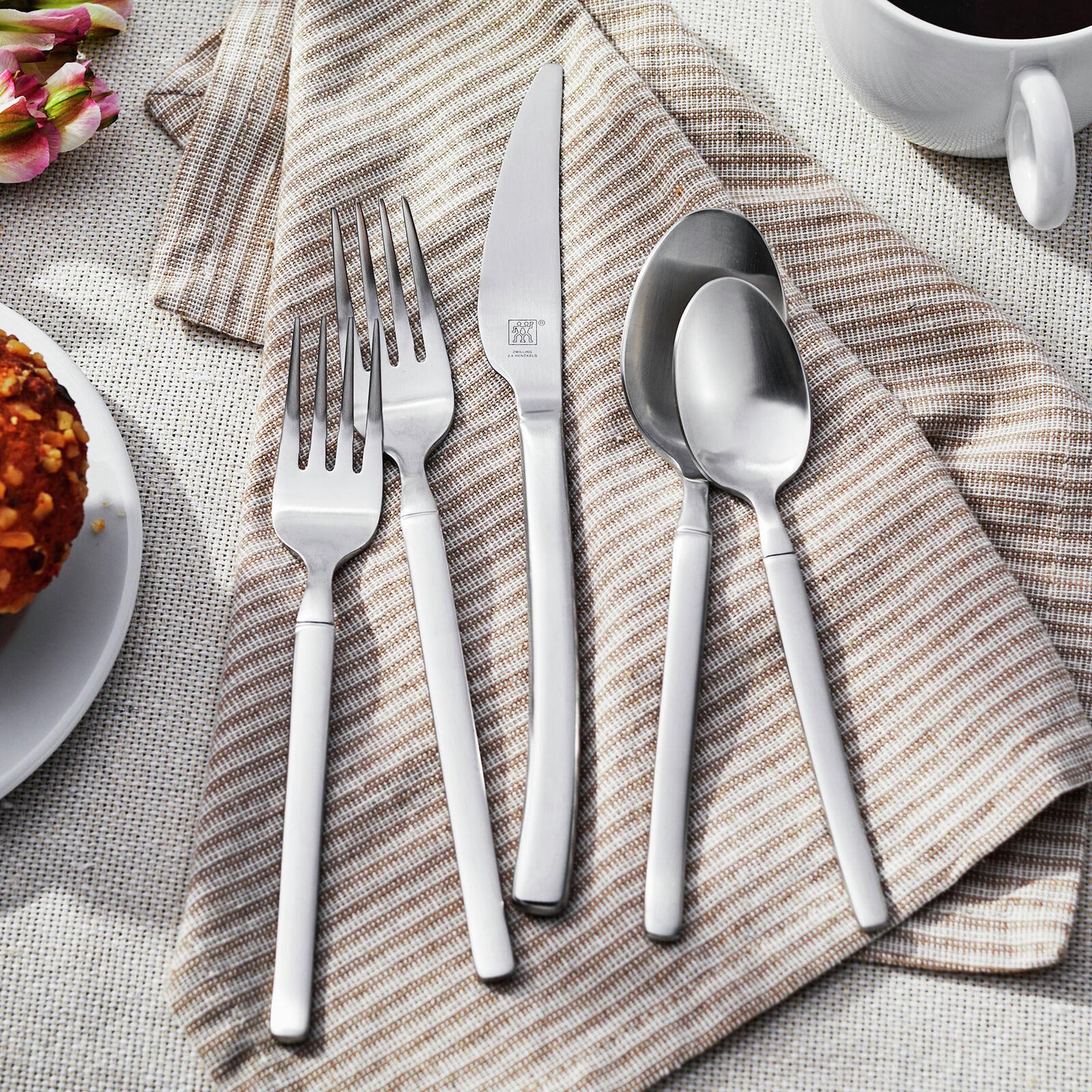 Opus Satin 45-Piece Flatware Set, Service for 8 7 Opus Satin 45-Piece Flatware Set, Service for 8
