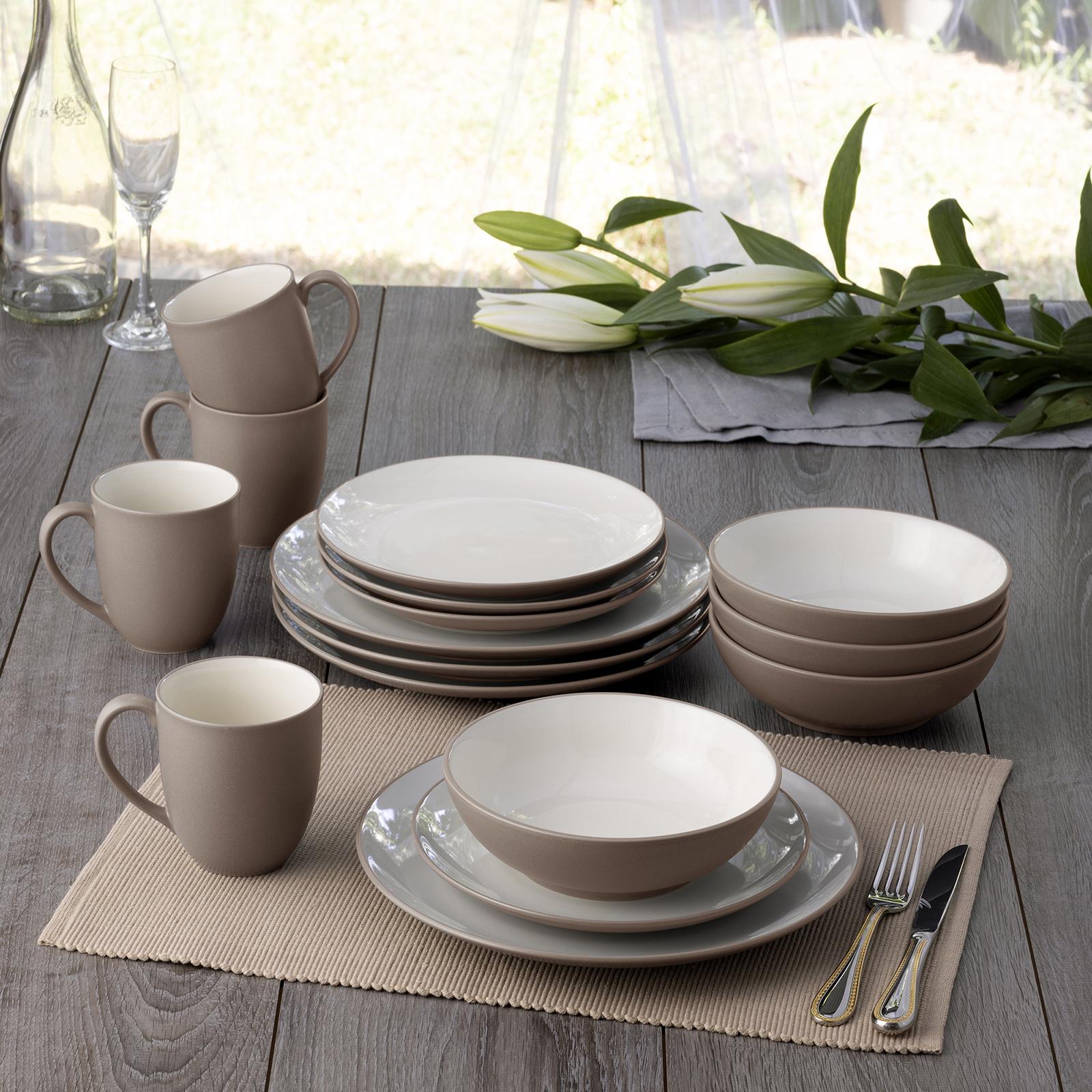 Colorwave Coupe 16-Piece Dinnerware Set, Service for 4 1 Colorwave Coupe 16-Piece Dinnerware Set, Service for 4