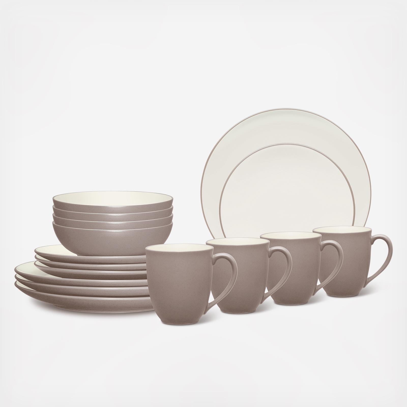 Colorwave Coupe 16-Piece Dinnerware Set, Service for 4 2 Colorwave Coupe 16-Piece Dinnerware Set, Service for 4