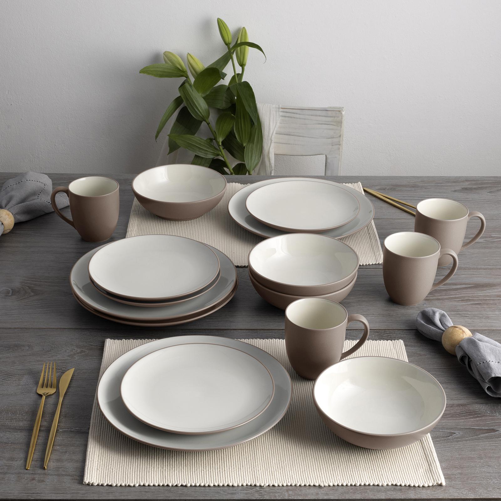 Colorwave Coupe 16-Piece Dinnerware Set, Service for 4 5 Colorwave Coupe 16-Piece Dinnerware Set, Service for 4