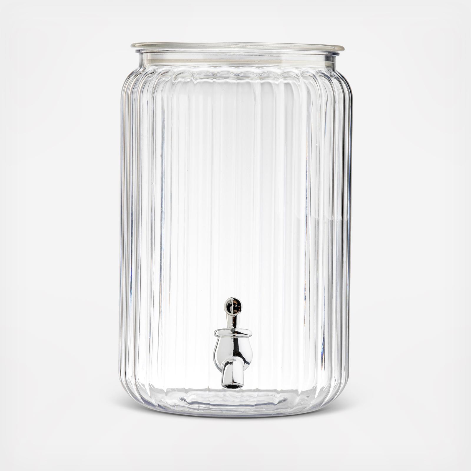Acrylic Round Fluted Beverage Dispenser 2 Acrylic Round Fluted Beverage Dispenser