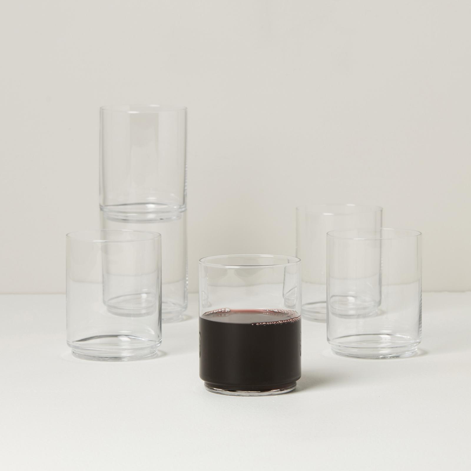Tuscany Classics Stackable Tall Glass, Set of 6 1 Tuscany Classics Stackable Tall Glass, Set of 6