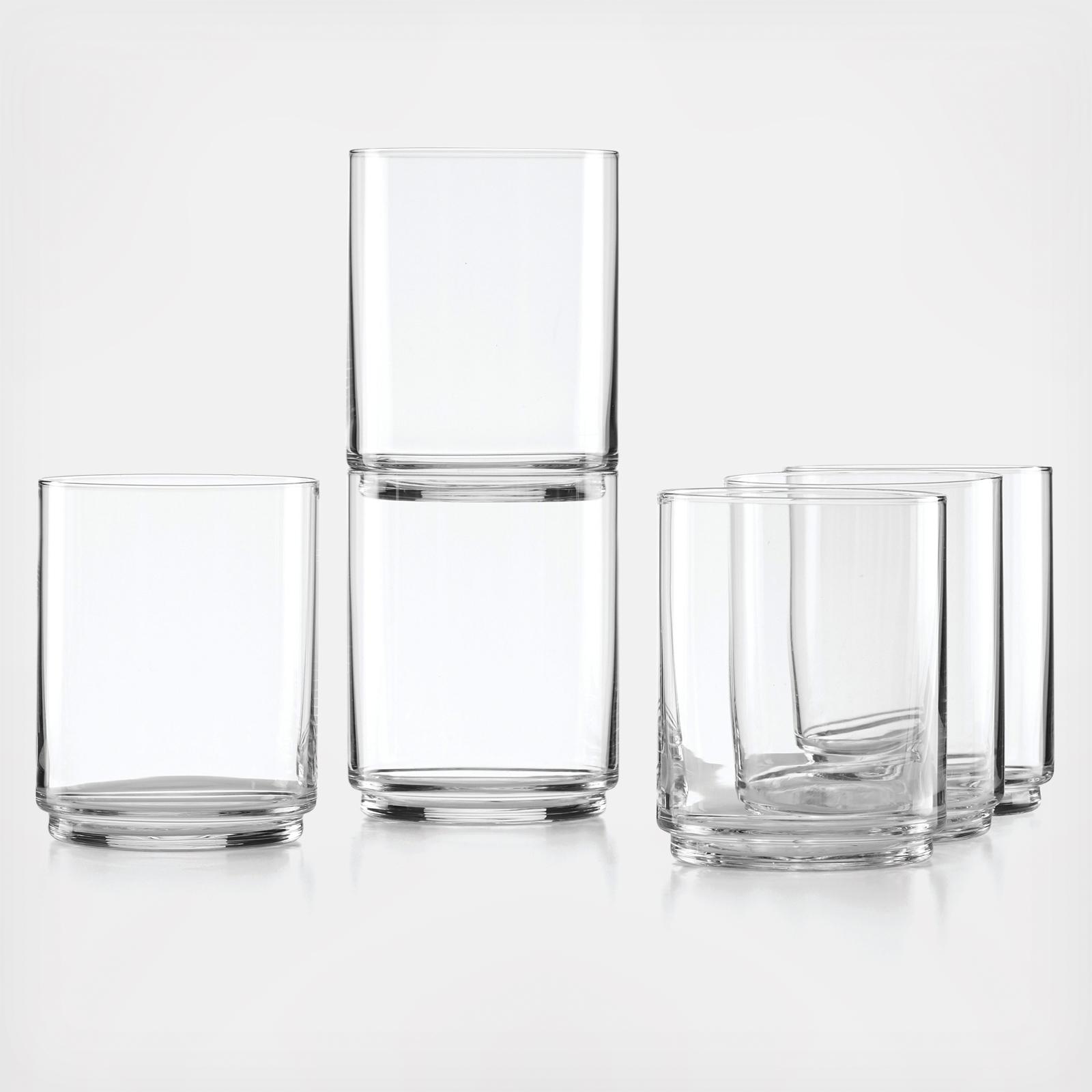 Tuscany Classics Stackable Tall Glass, Set of 6 3 Tuscany Classics Stackable Tall Glass, Set of 6