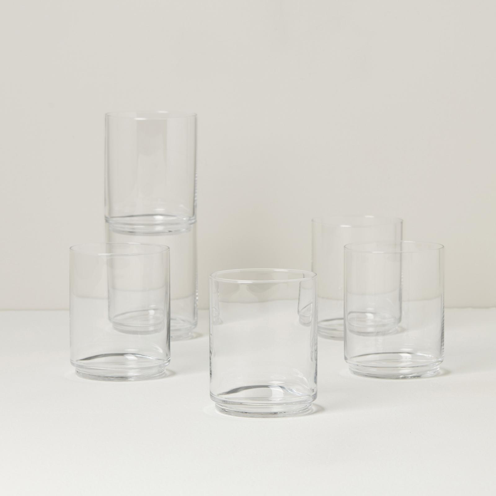 Tuscany Classics Stackable Tall Glass, Set of 6 4 Tuscany Classics Stackable Tall Glass, Set of 6