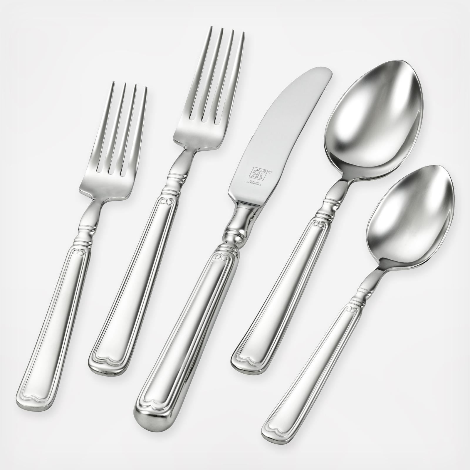 Vintage 1876 Stainless Steel 45-Piece Flatware Set, Service for 8
