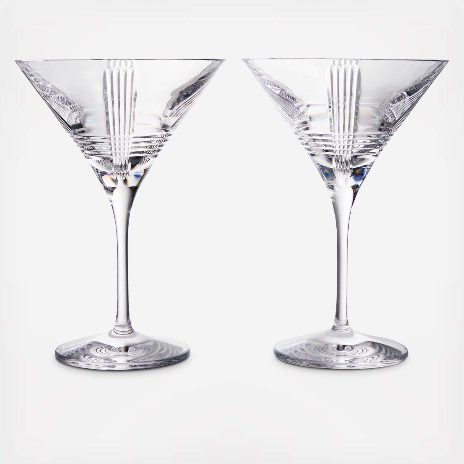 Marquis Vector Martini Glass, Set of 2 2 Marquis Vector Martini Glass, Set of 2