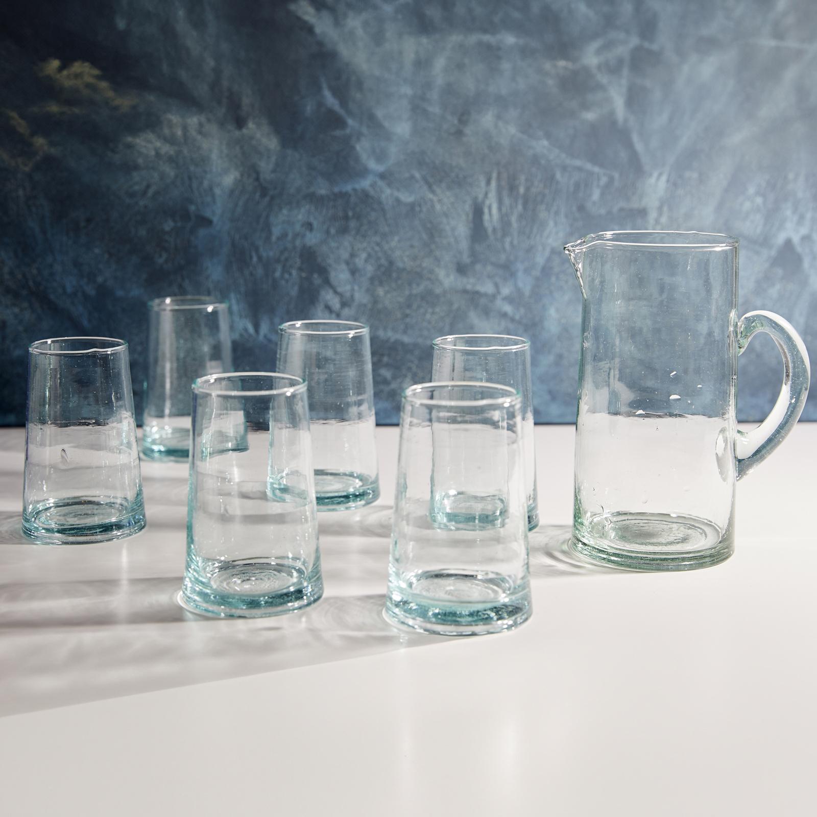 Moroccan Large Cone Glass, Set of 6 3 Moroccan Large Cone Glass, Set of 6