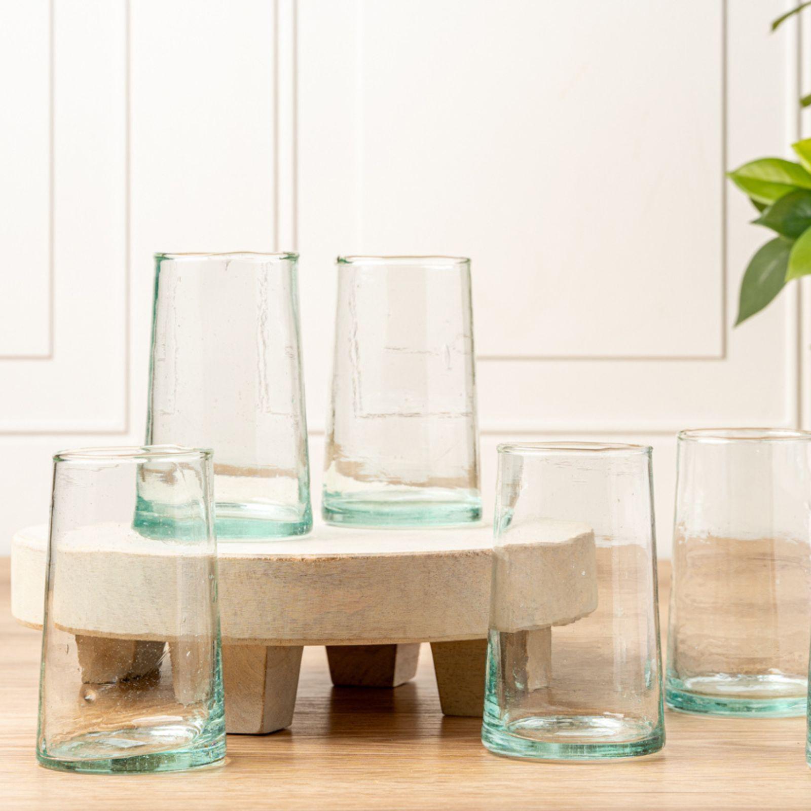 Moroccan Large Cone Glass, Set of 6 5 Moroccan Large Cone Glass, Set of 6