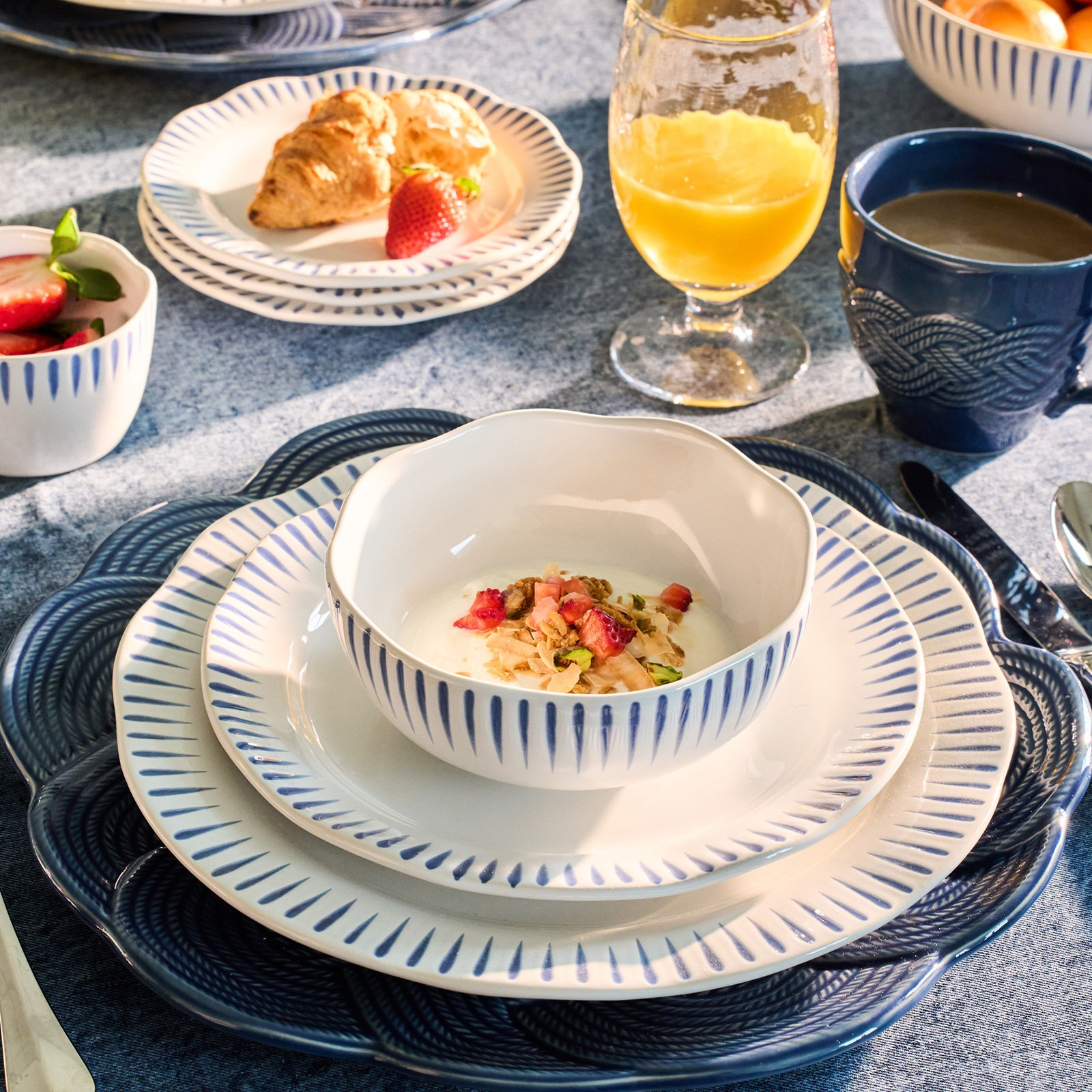Sitio Stripe Cereal/Ice Cream Bowl 3 Sitio Stripe Cereal/Ice Cream Bowl