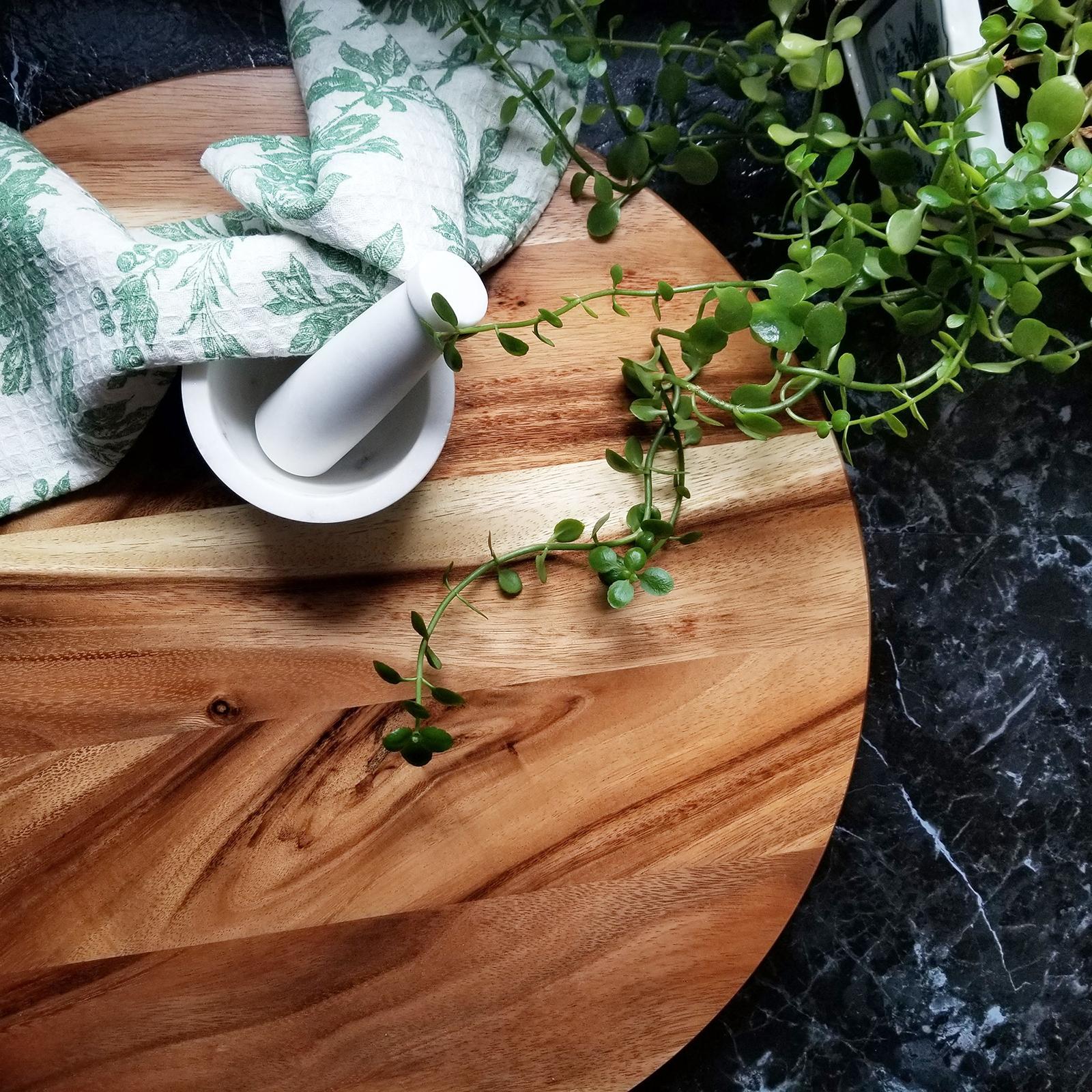 Acacia Lazy Susan Serving Board 4 Acacia Lazy Susan Serving Board