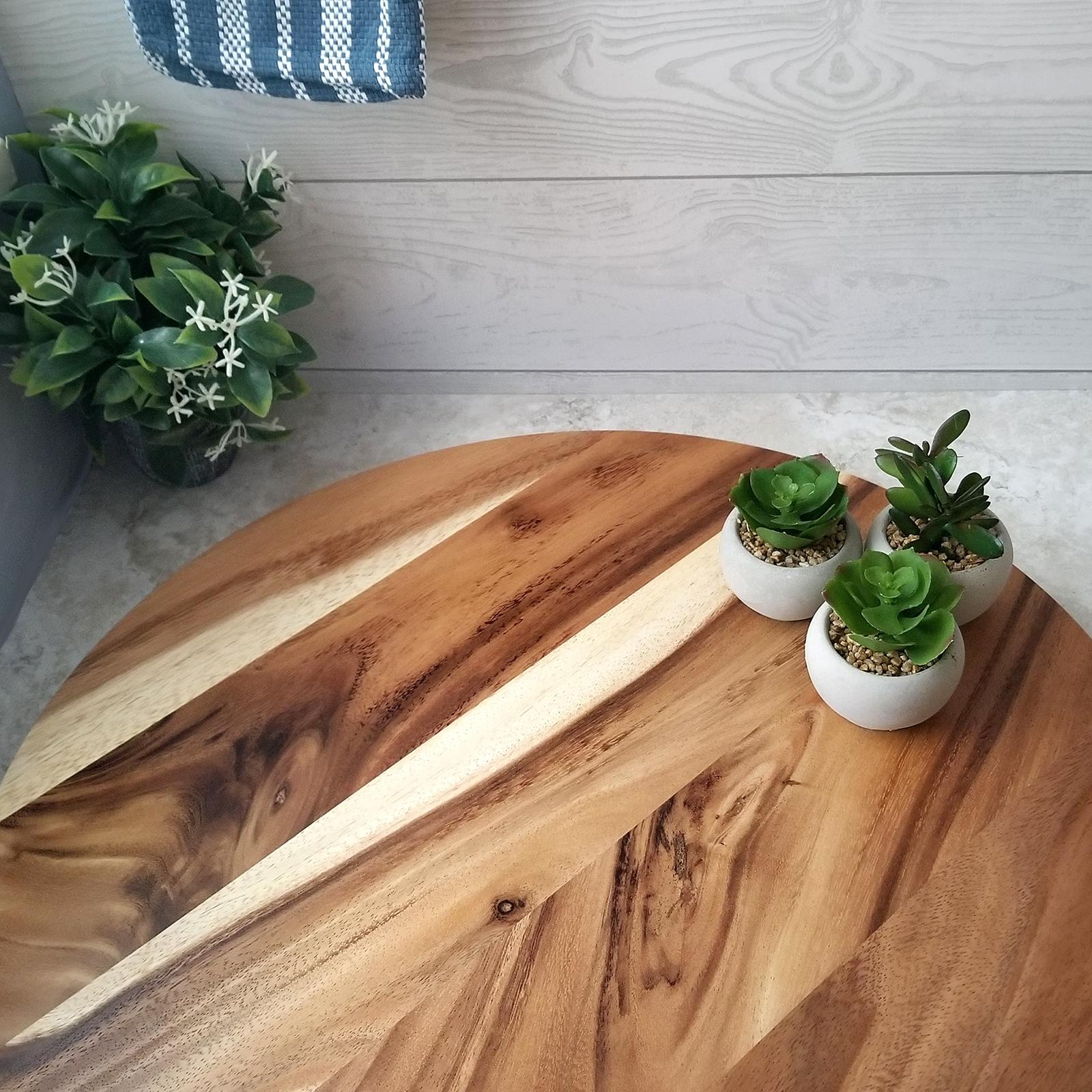 Acacia Lazy Susan Serving Board 5 Acacia Lazy Susan Serving Board
