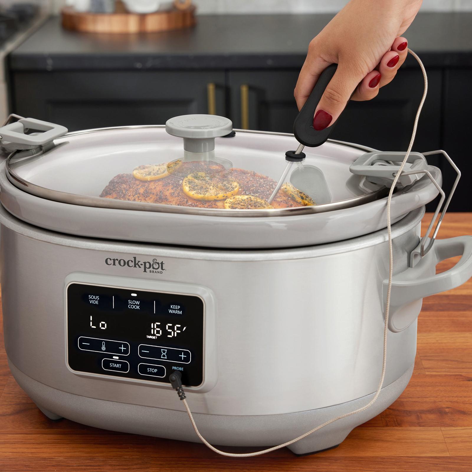Stainless Steel Slow Cooker with Sous Vide 1 Stainless Steel Slow Cooker with Sous Vide