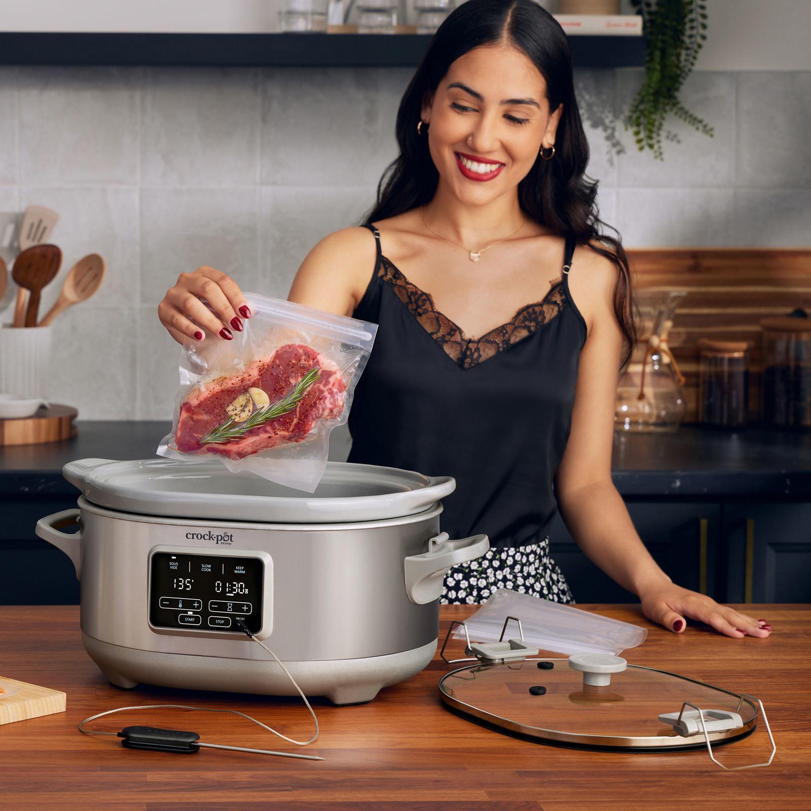 Stainless Steel Slow Cooker with Sous Vide 3 Stainless Steel Slow Cooker with Sous Vide