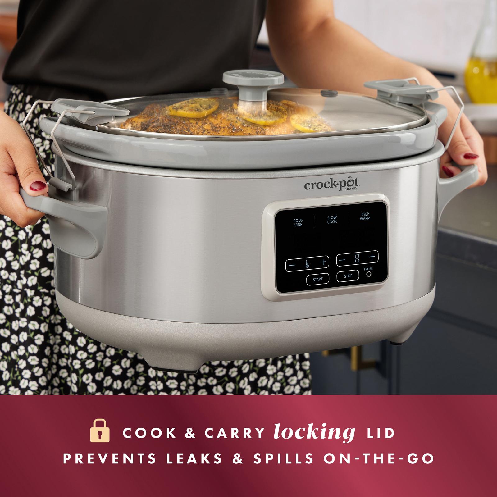 Stainless Steel Slow Cooker with Sous Vide 4 Stainless Steel Slow Cooker with Sous Vide
