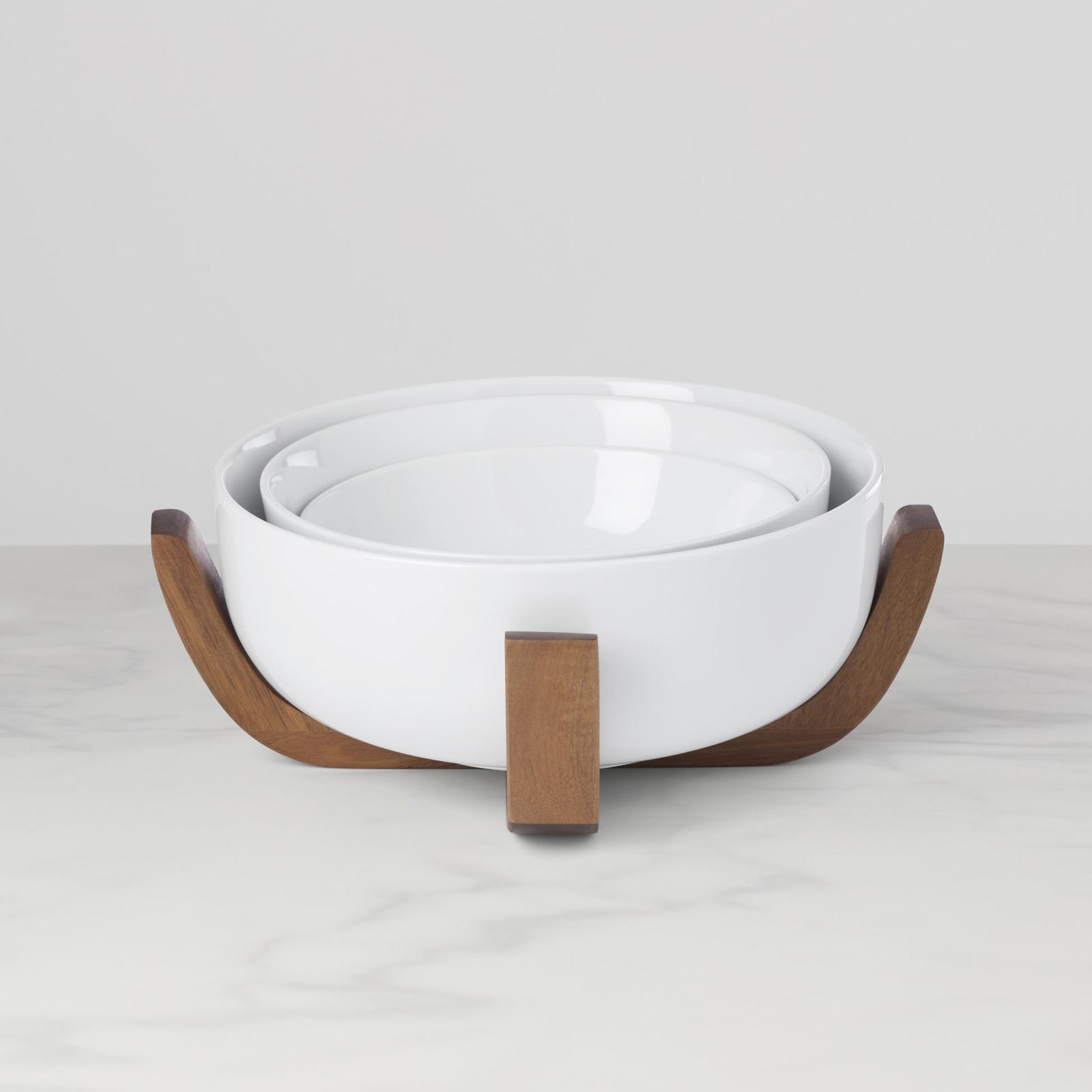 24 Seven Colors 4-Piece Nesting Bowl Set