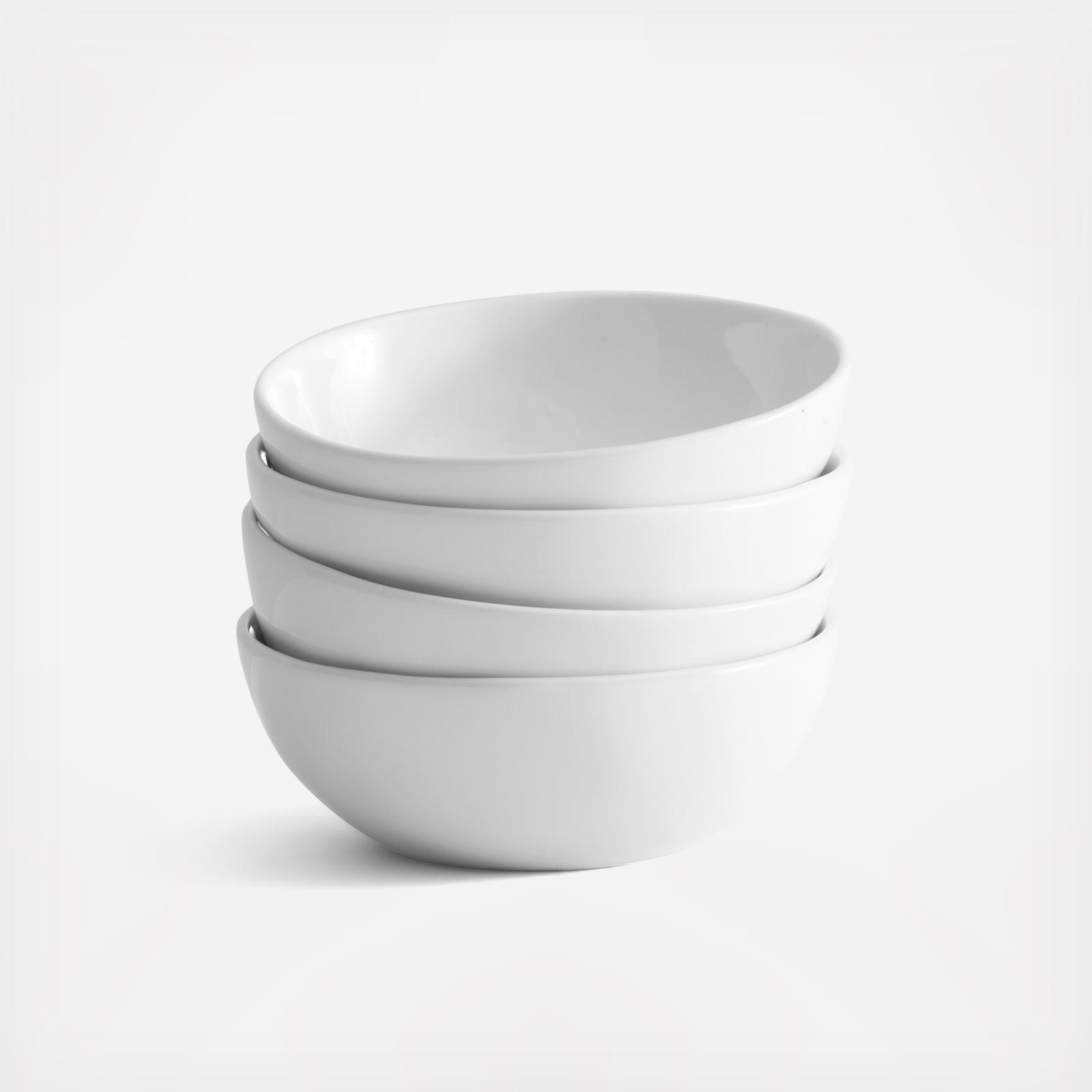 Everyday White Organic Cereal Bowl, Set of 4 2 Everyday White Organic Cereal Bowl, Set of 4