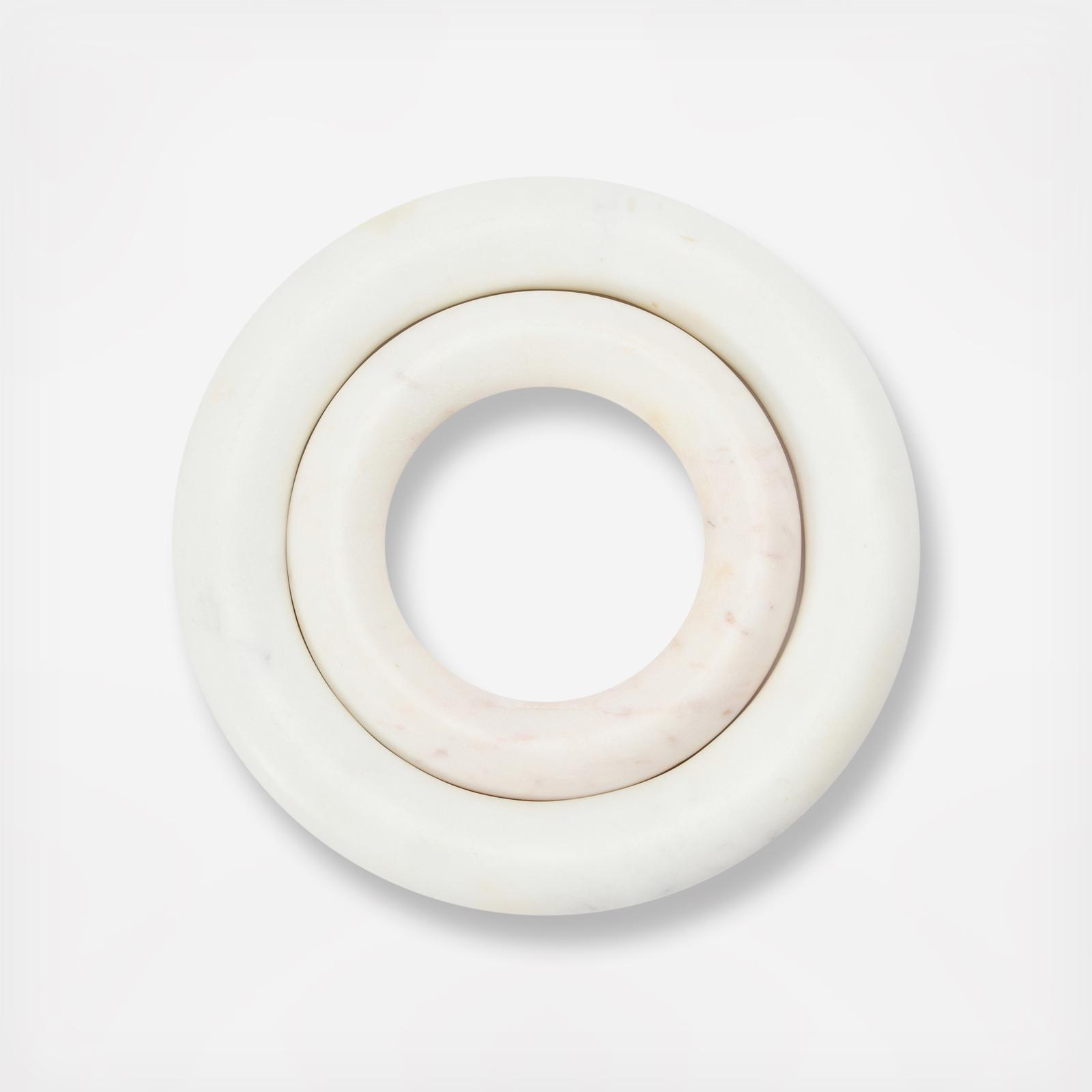 Marble Trivets for Dining Table, Set of 2 5 Marble Trivets for Dining Table, Set of 2