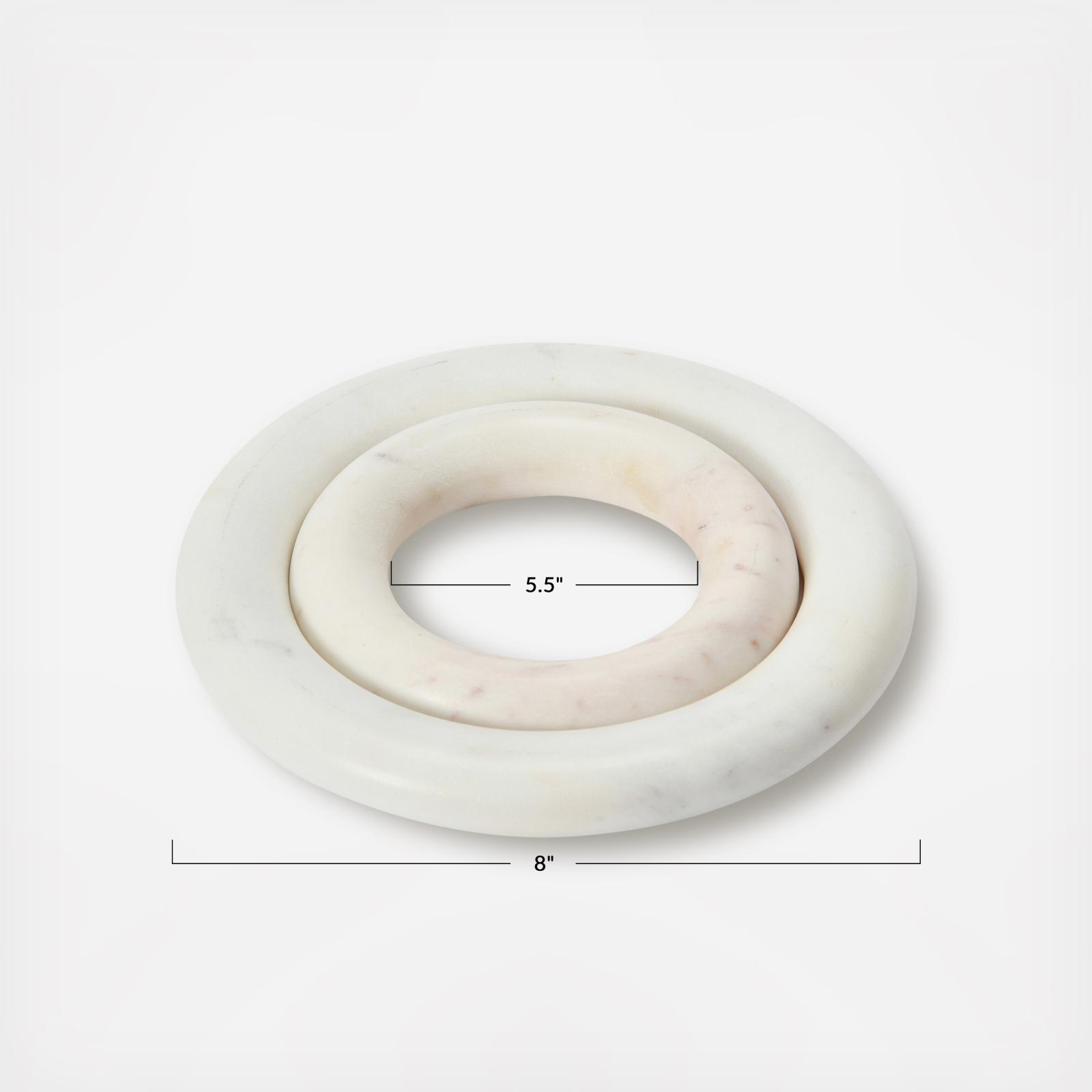 Marble Trivets for Dining Table, Set of 2 6 Marble Trivets for Dining Table, Set of 2