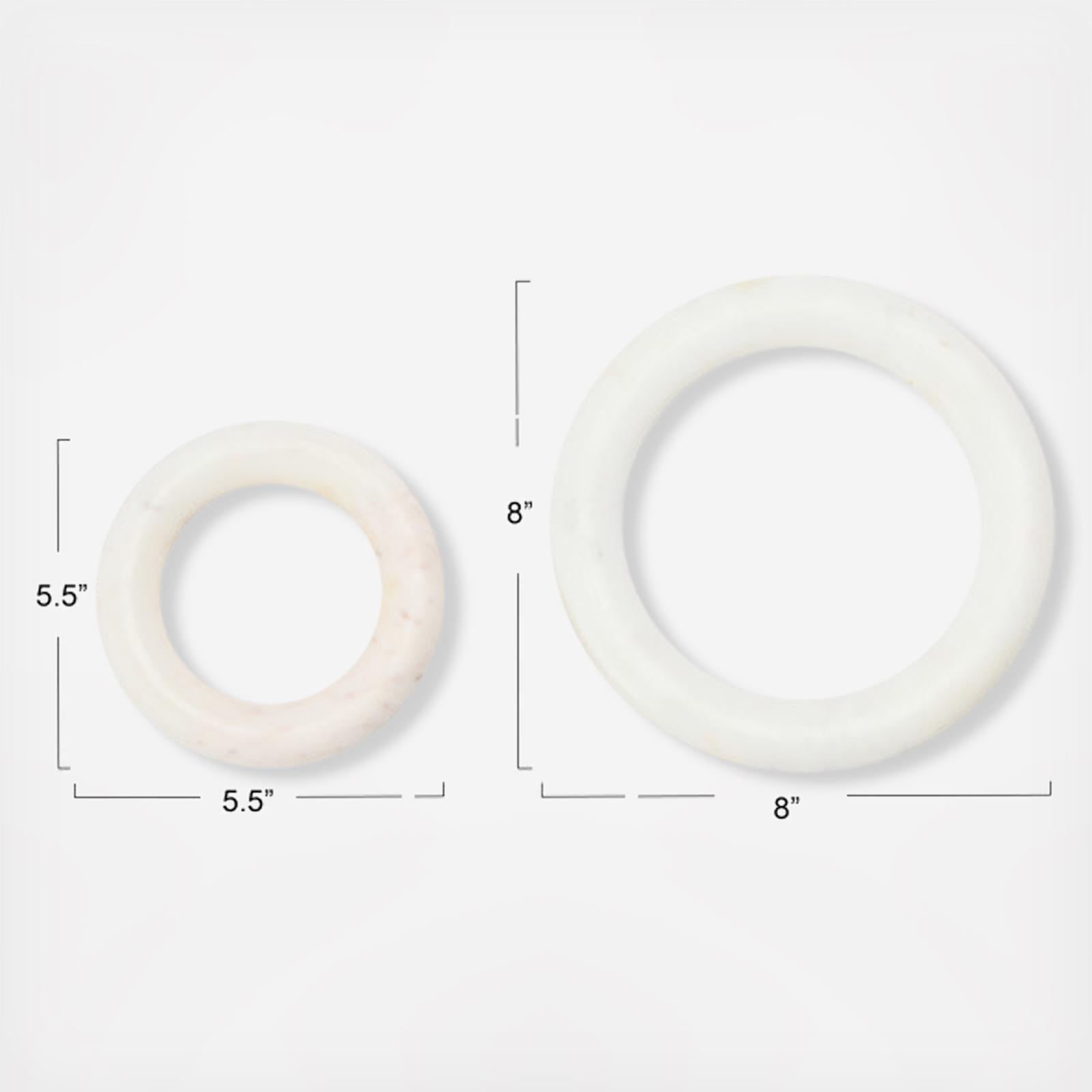Marble Trivets for Dining Table, Set of 2 8 Marble Trivets for Dining Table, Set of 2