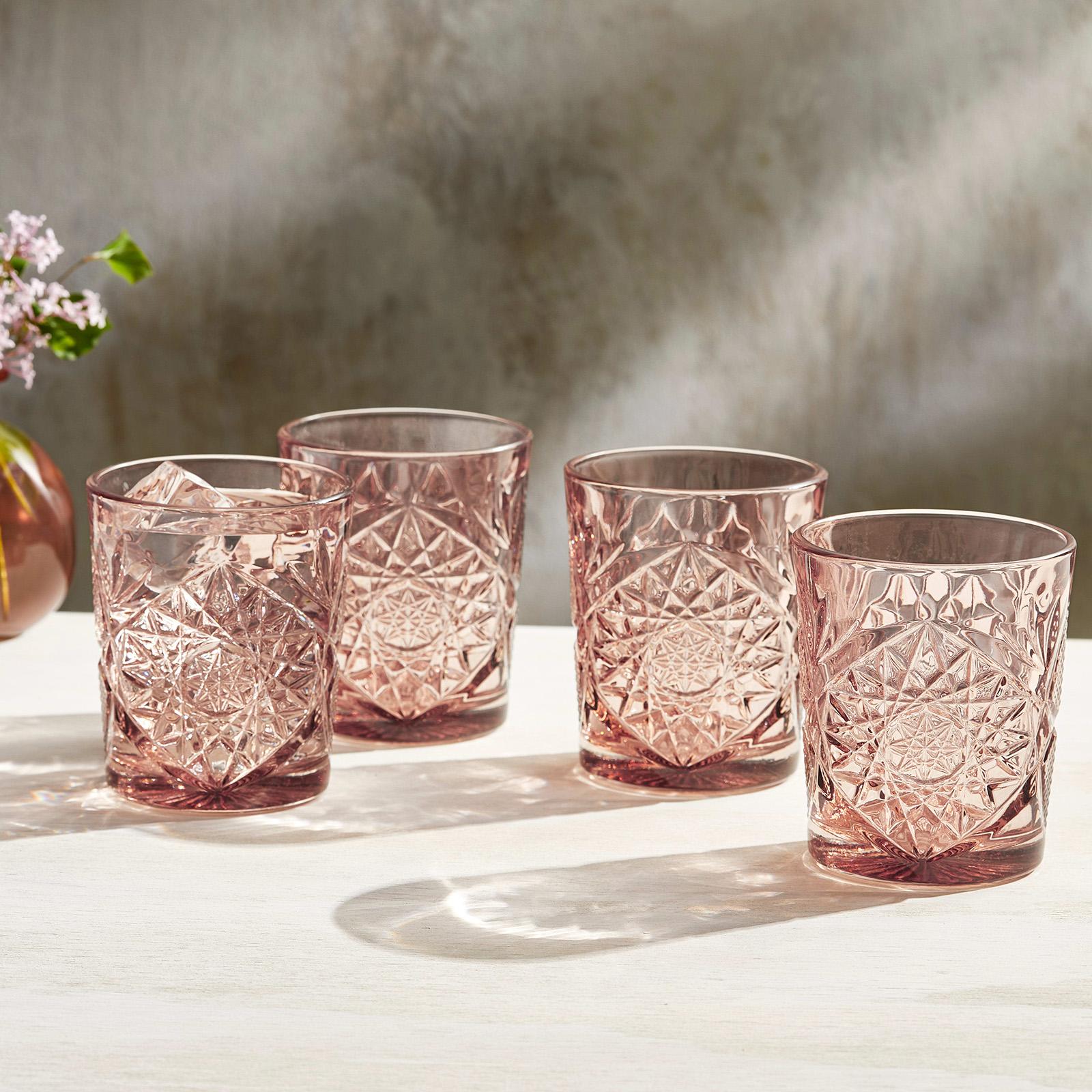 Hobstar Double Old Fashioned Glass, Set of 4 1 Hobstar Double Old Fashioned Glass, Set of 4