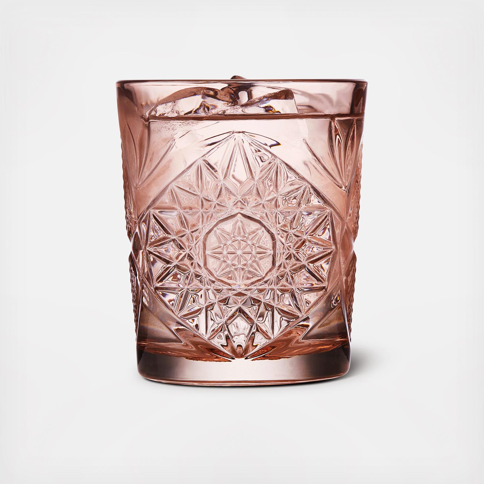 Hobstar Double Old Fashioned Glass, Set of 4 3 Hobstar Double Old Fashioned Glass, Set of 4