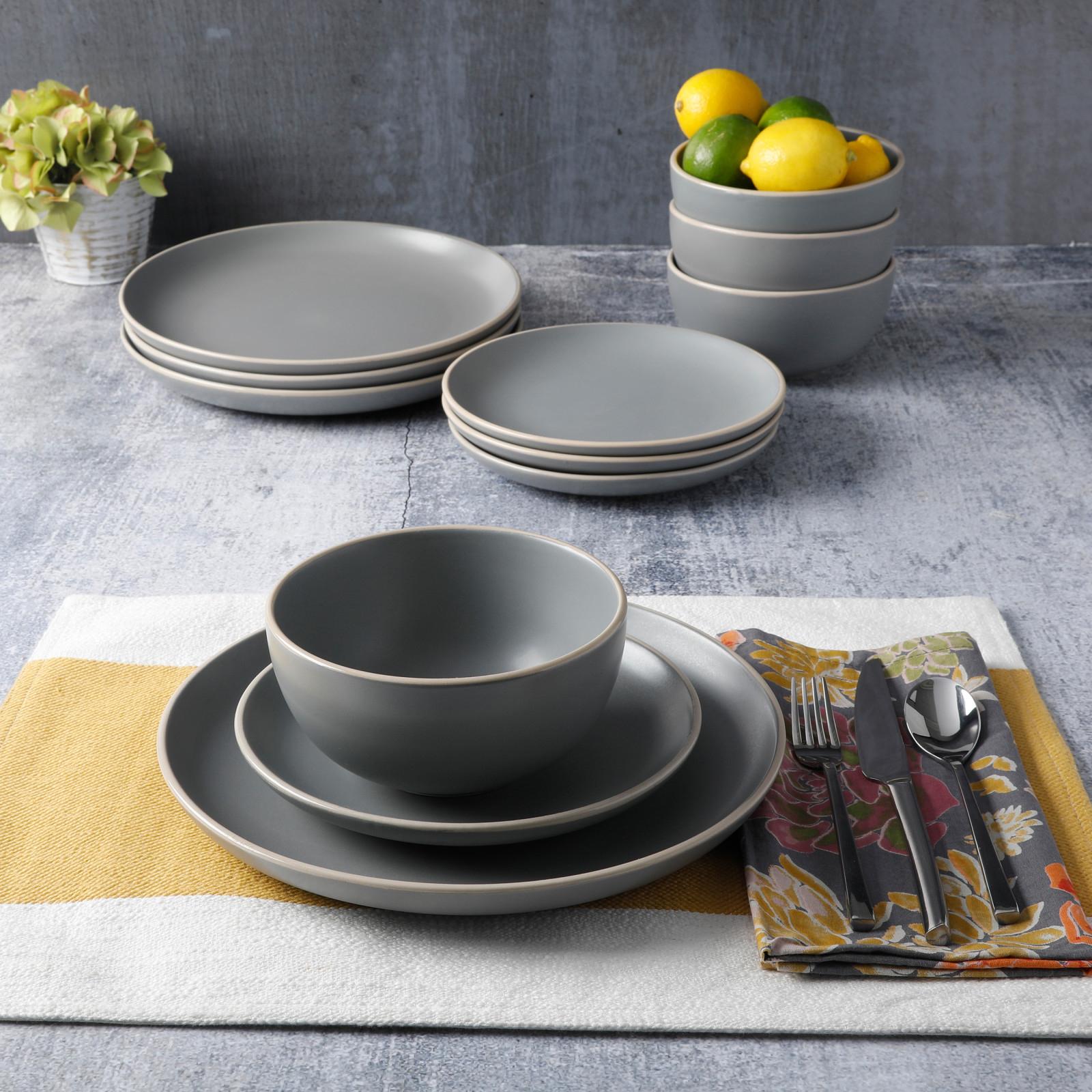 Rockaway 12-Piece Dinnerware Set, Service for 4 6 Rockaway 12-Piece Dinnerware Set, Service for 4