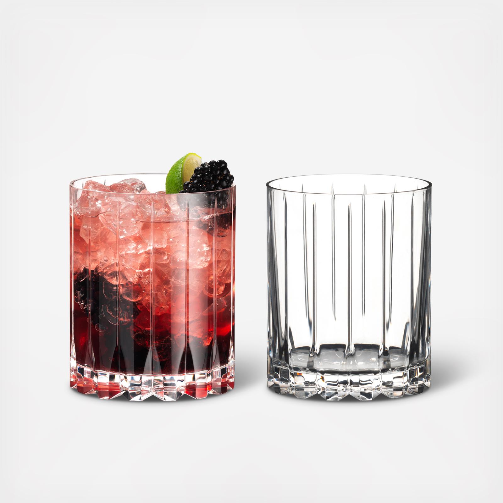 Drink Specific Double Rocks Glass, Set of 2 4 Drink Specific Double Rocks Glass, Set of 2