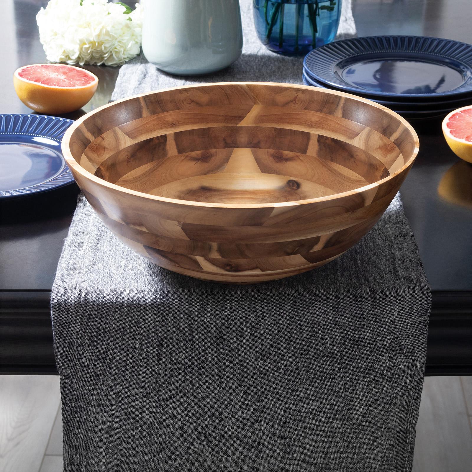 Footed Salad Bowl