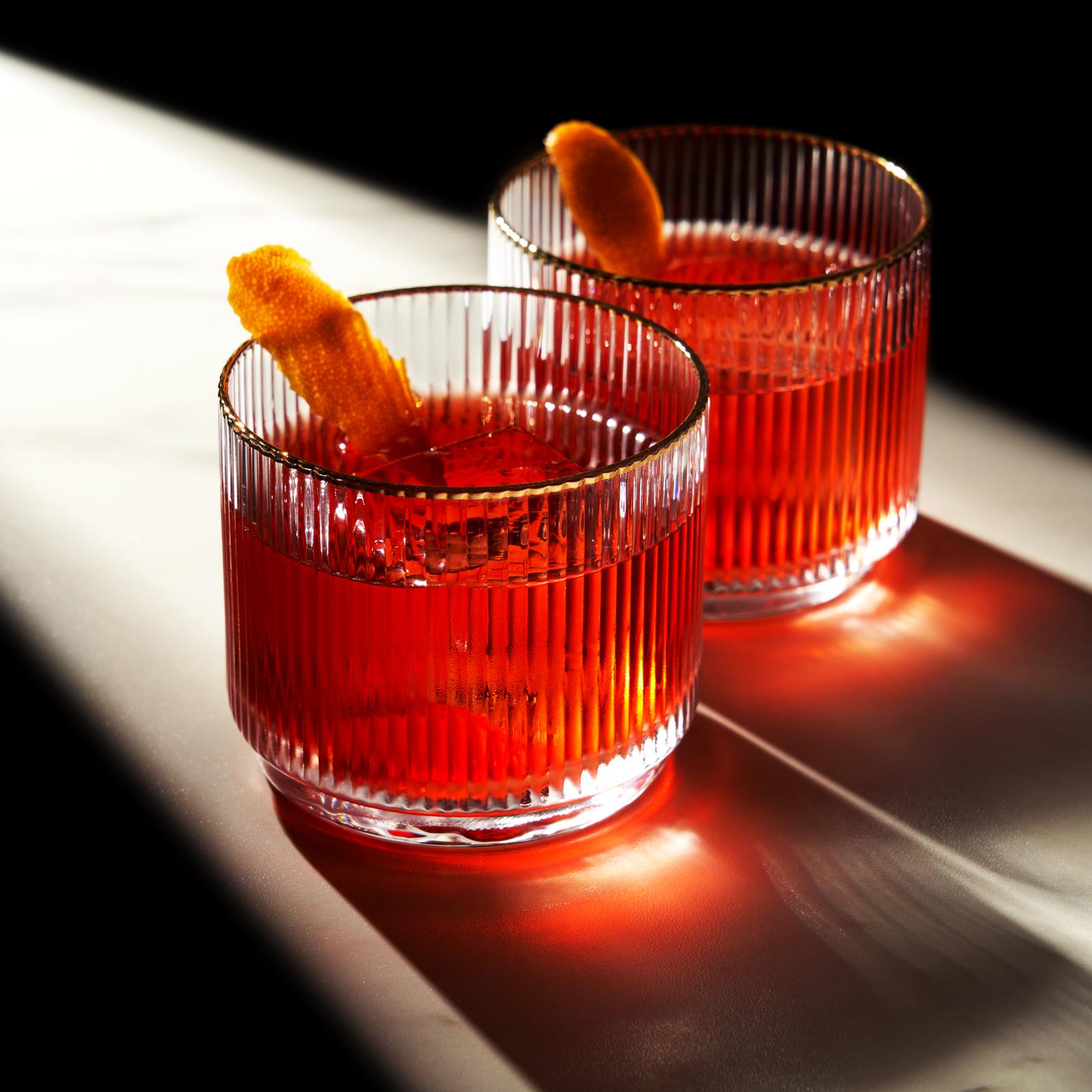 Meridian Crystal Lowball Tumbler, Set of 2 1 Meridian Crystal Lowball Tumbler, Set of 2