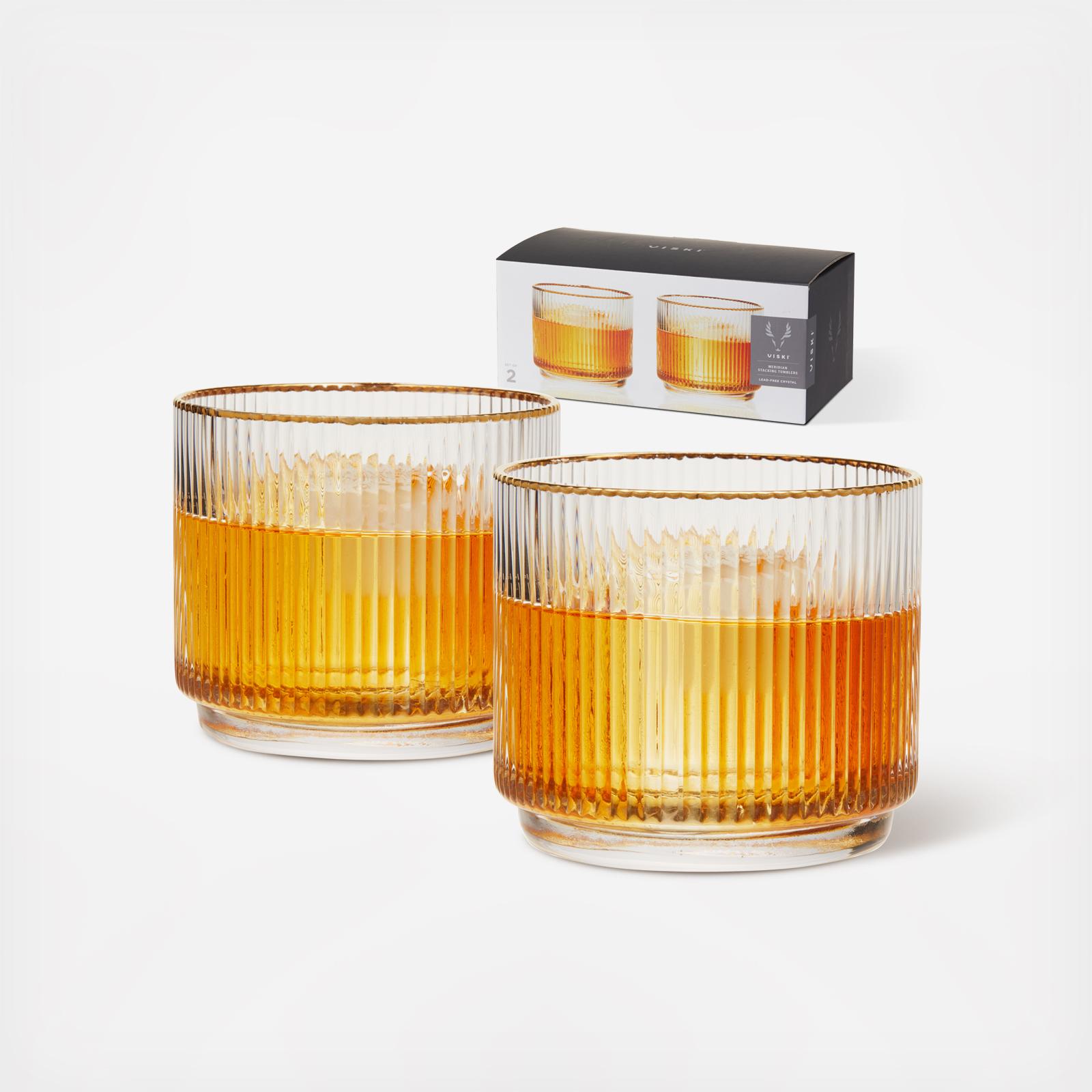 Meridian Crystal Lowball Tumbler, Set of 2 6 Meridian Crystal Lowball Tumbler, Set of 2