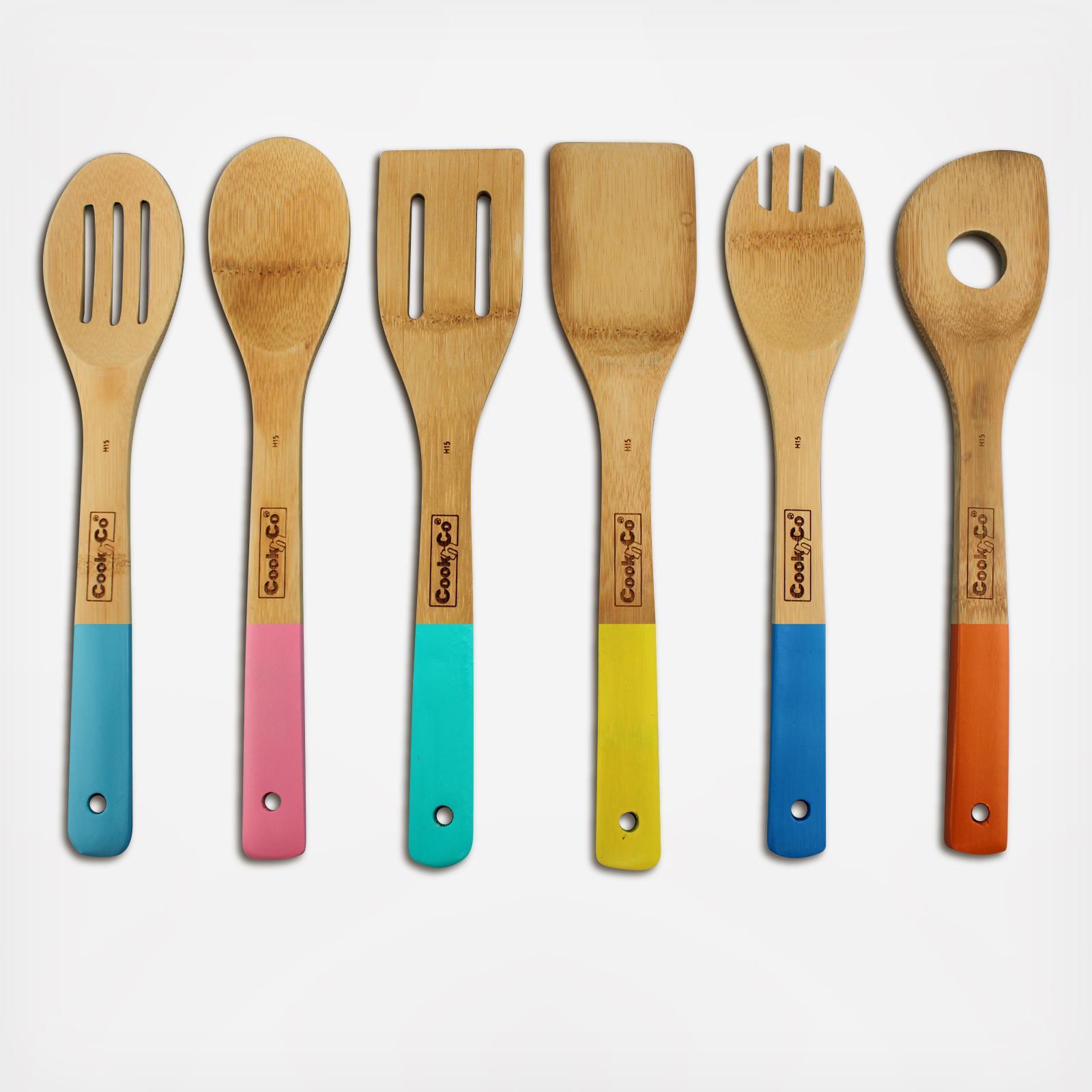 Cook&Co Bamboo 6-Piece Utensil Set 16 Cook&Co Bamboo 6-Piece Utensil Set
