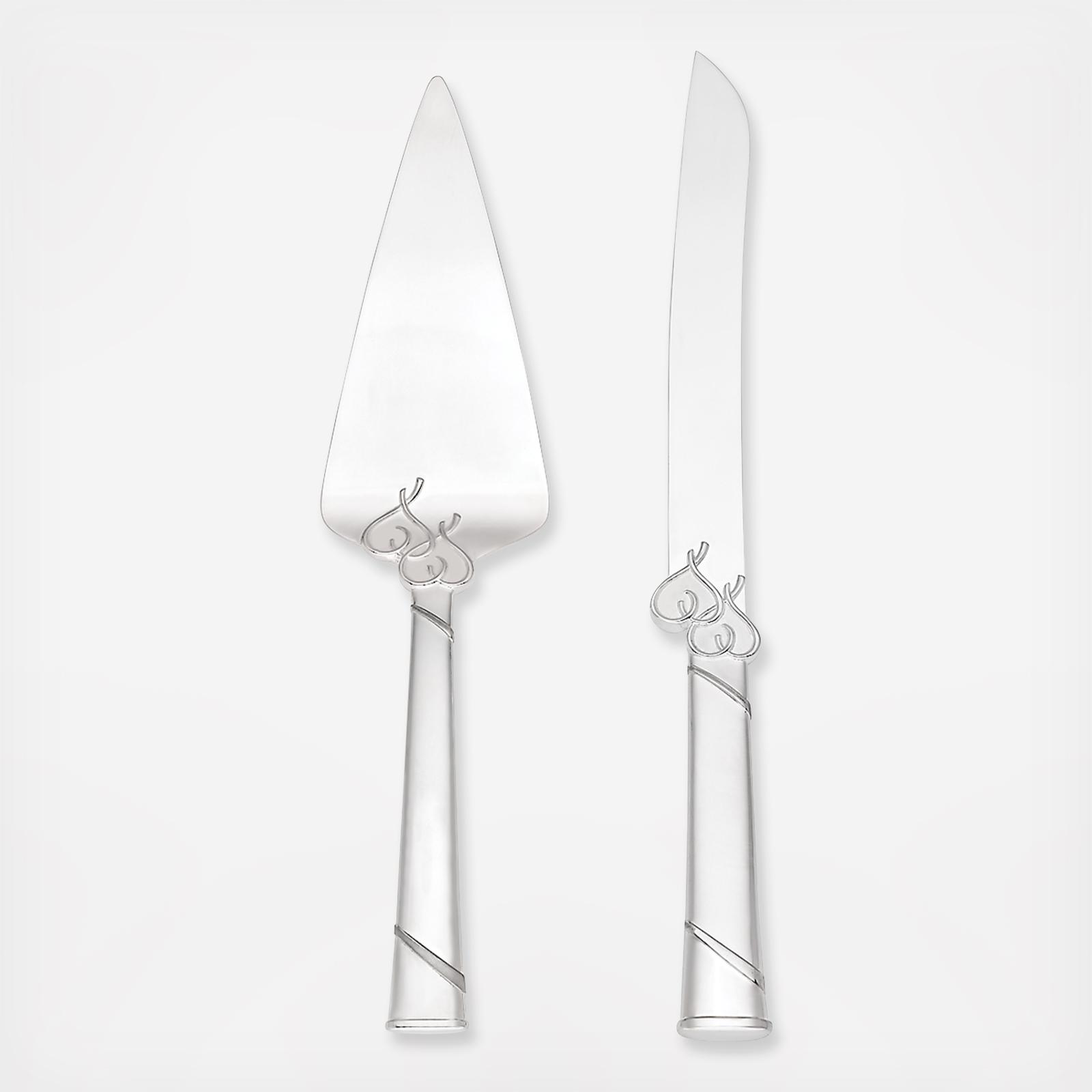 True Love Cake Knife & Server Set