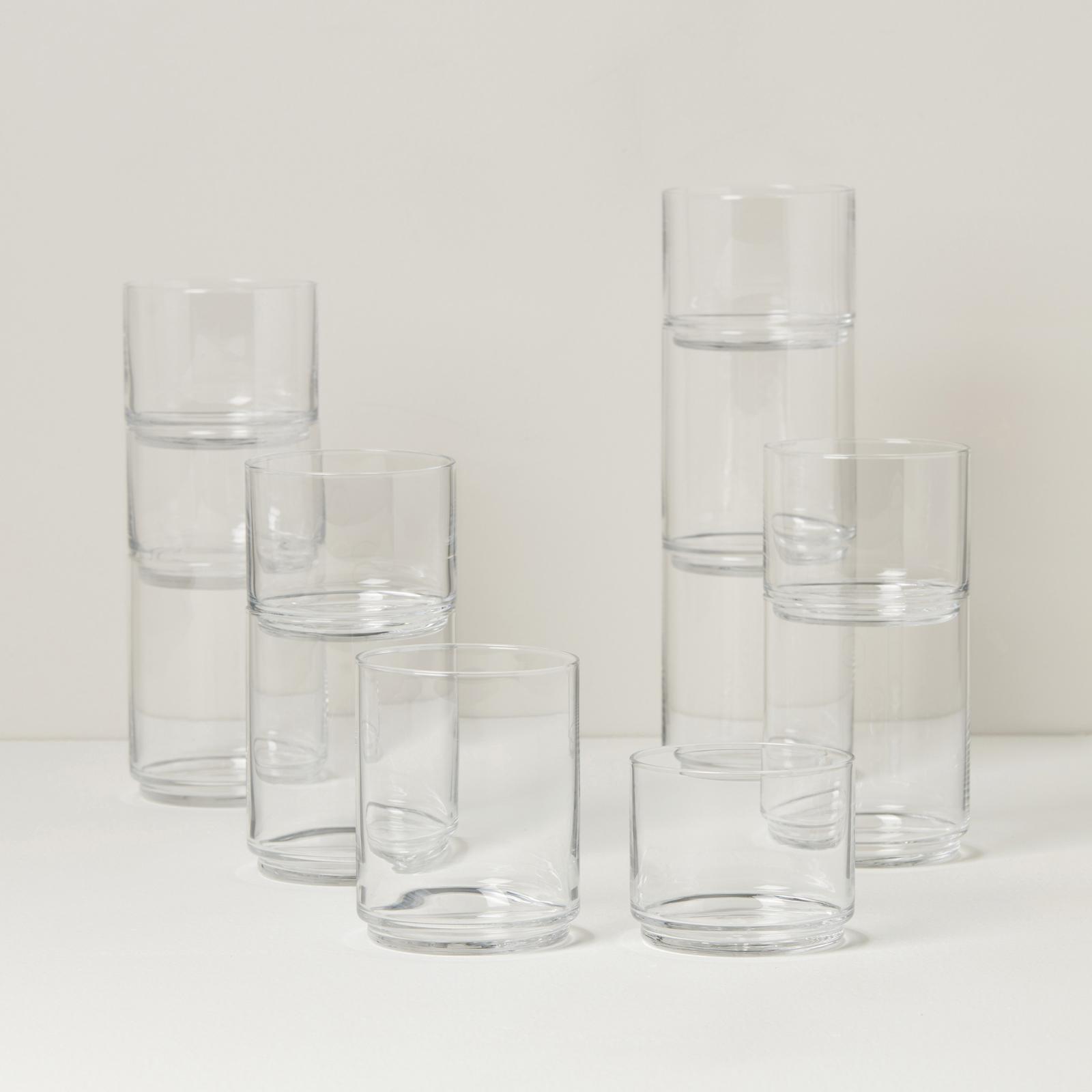 Tuscany Classics Stackable 12-Piece Glass Set