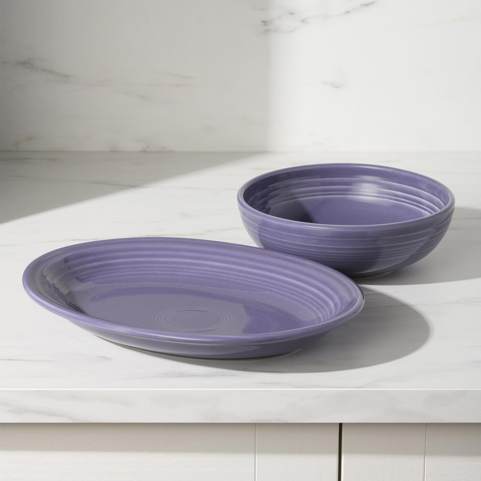 2-Piece Serve Set Oval Platter & Bistro Bowl 1 2-Piece Serve Set Oval Platter & Bistro Bowl