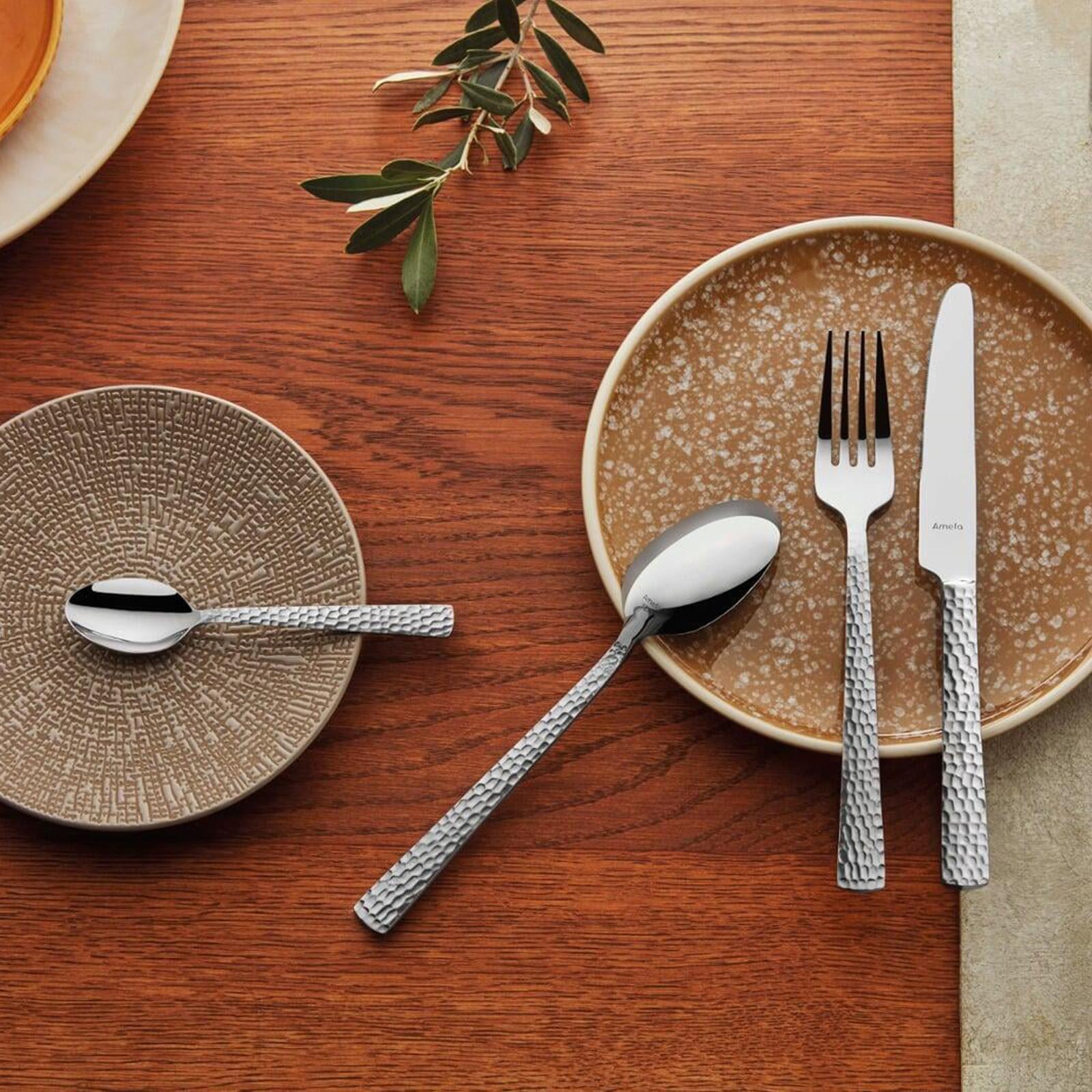 Felicity 20-Piece Hammered Flatware Set, Service for 4 4 Felicity 20-Piece Hammered Flatware Set, Service for 4