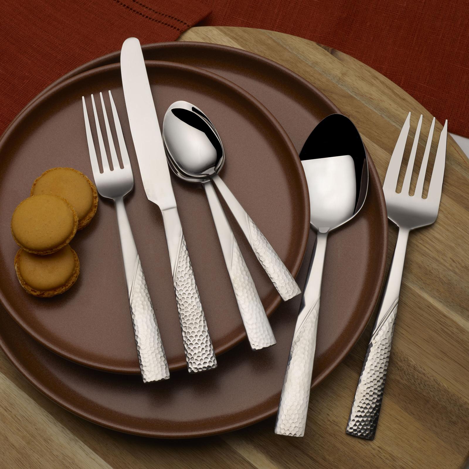 Loring 34-Piece Flatware Set, Service for 8 1 Loring 34-Piece Flatware Set, Service for 8
