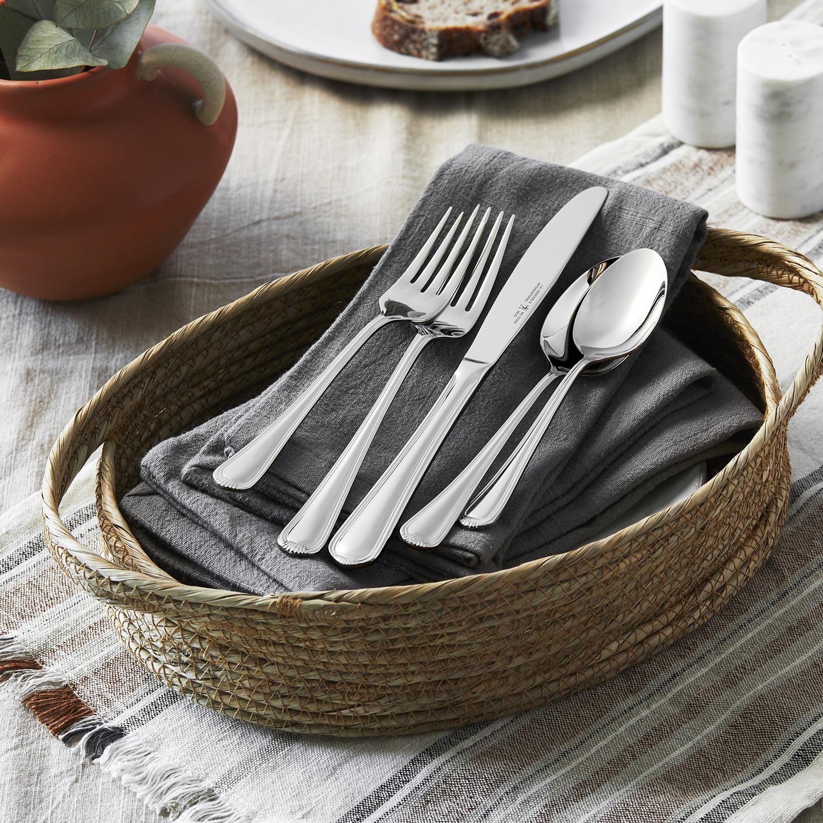 Alcea 20-Piece Stainless Flatware Set, Service for 4