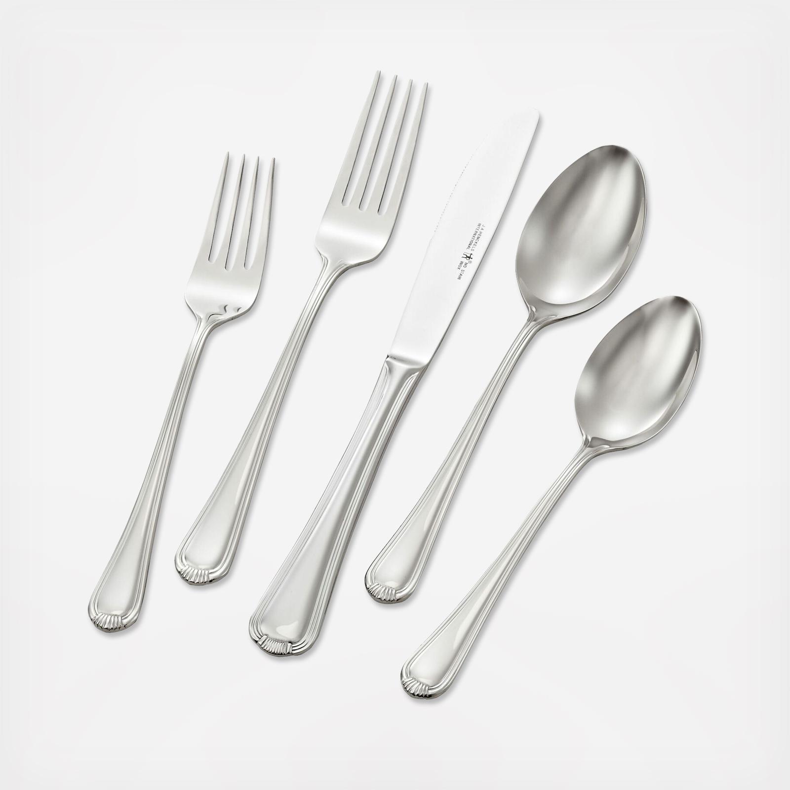 Alcea 20-Piece Stainless Flatware Set, Service for 4