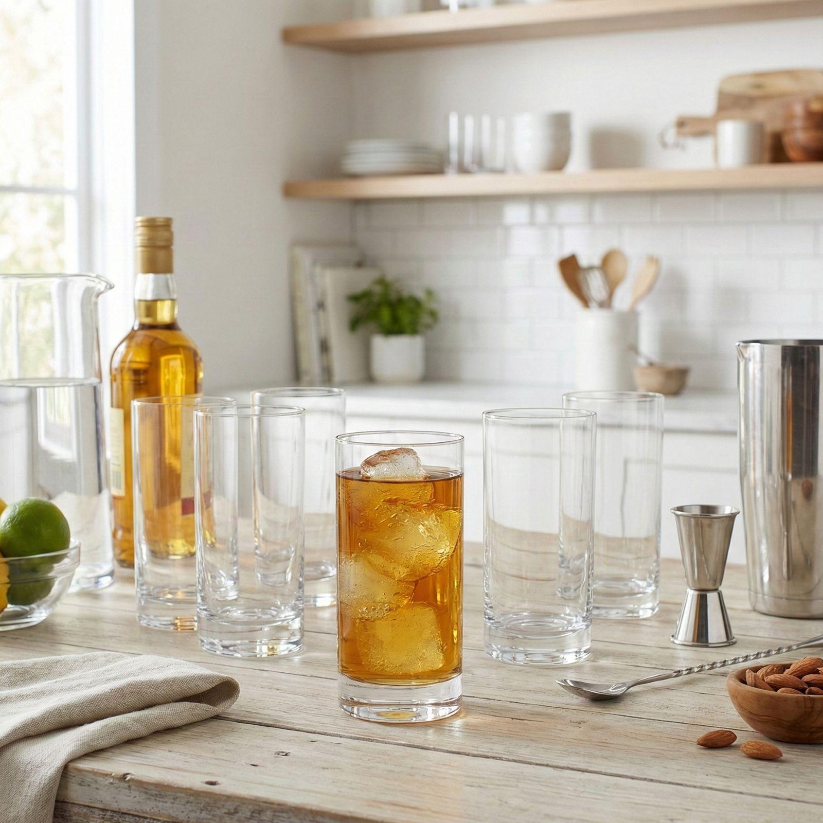 Tuscany Classics Cylinder Highball Glass, Set of 6 11 Tuscany Classics Cylinder Highball Glass, Set of 6