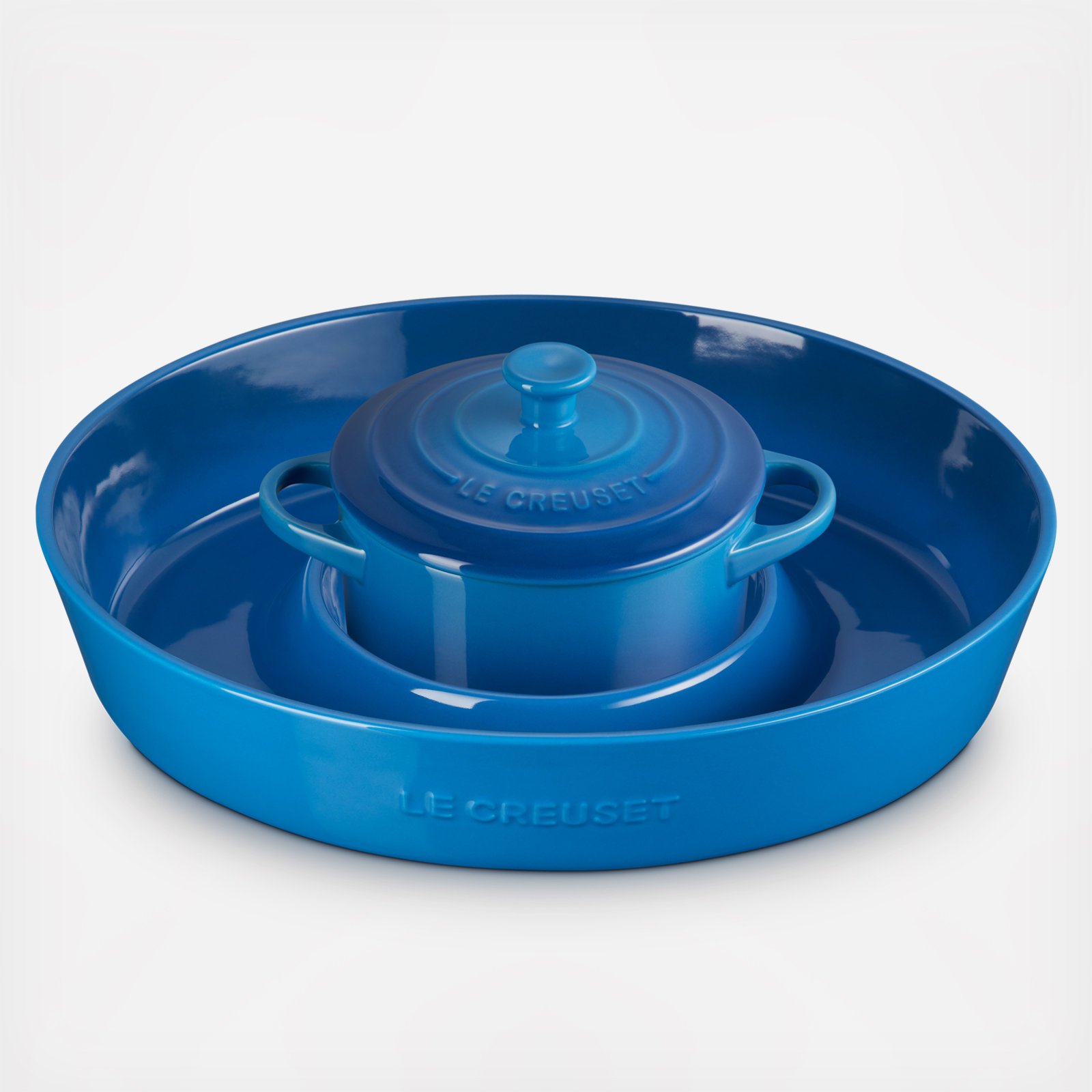 Signature Chip & Dip Platter with Mini Round Cocotte 1 Signature Chip & Dip Platter with Mini Round Cocotte