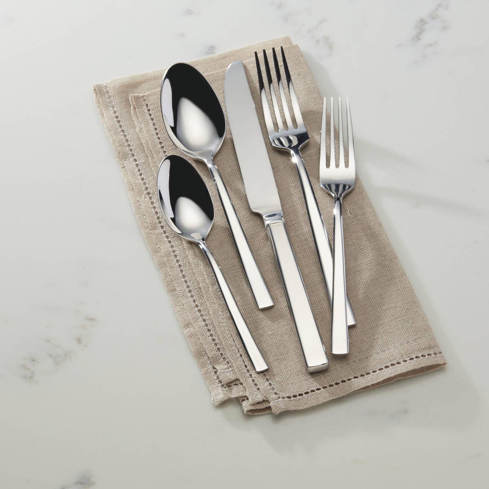 Cole 65-Piece Flatware Set, Service for 12 4 Cole 65-Piece Flatware Set, Service for 12