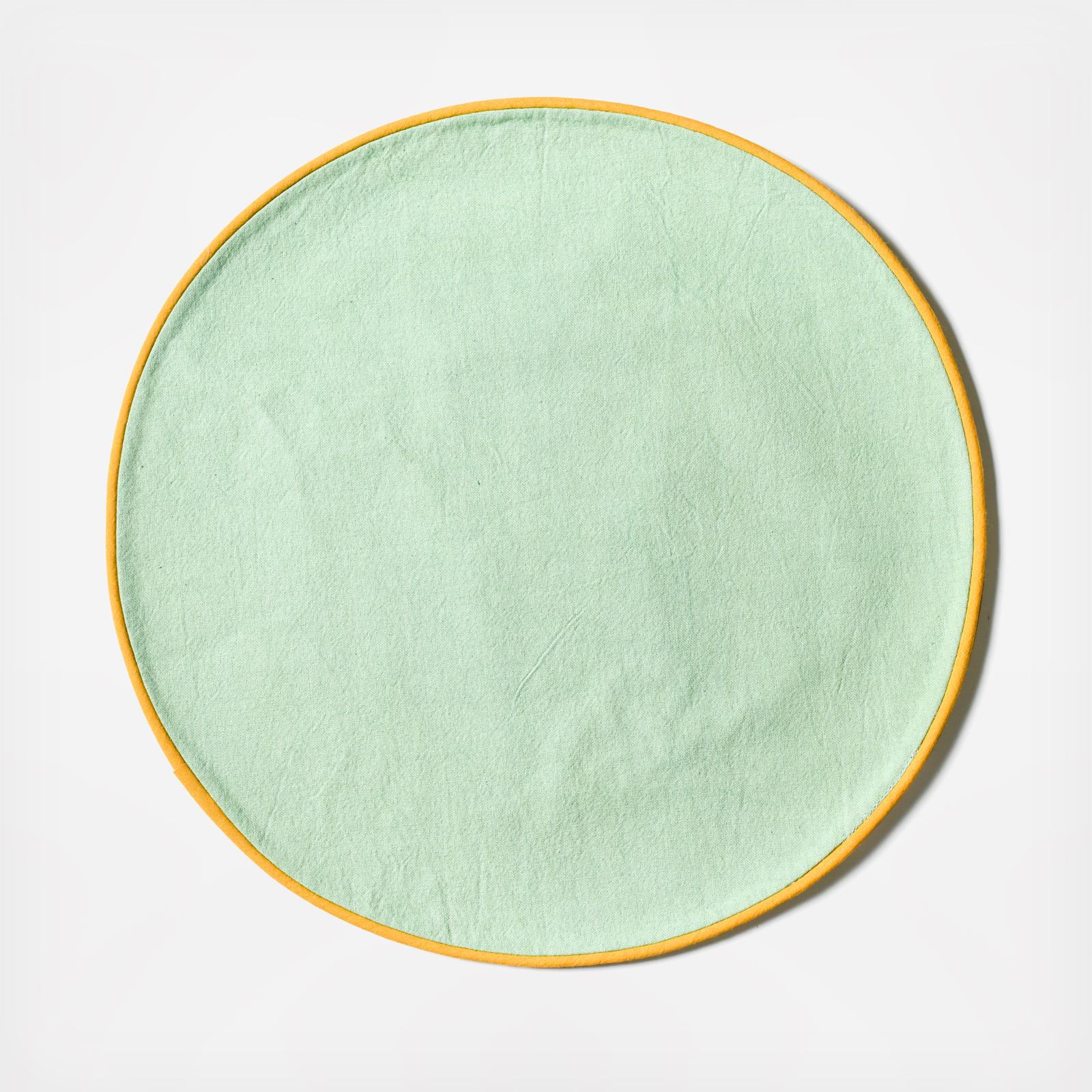 Color Block Round Placemat, Set of 4 3 Color Block Round Placemat, Set of 4