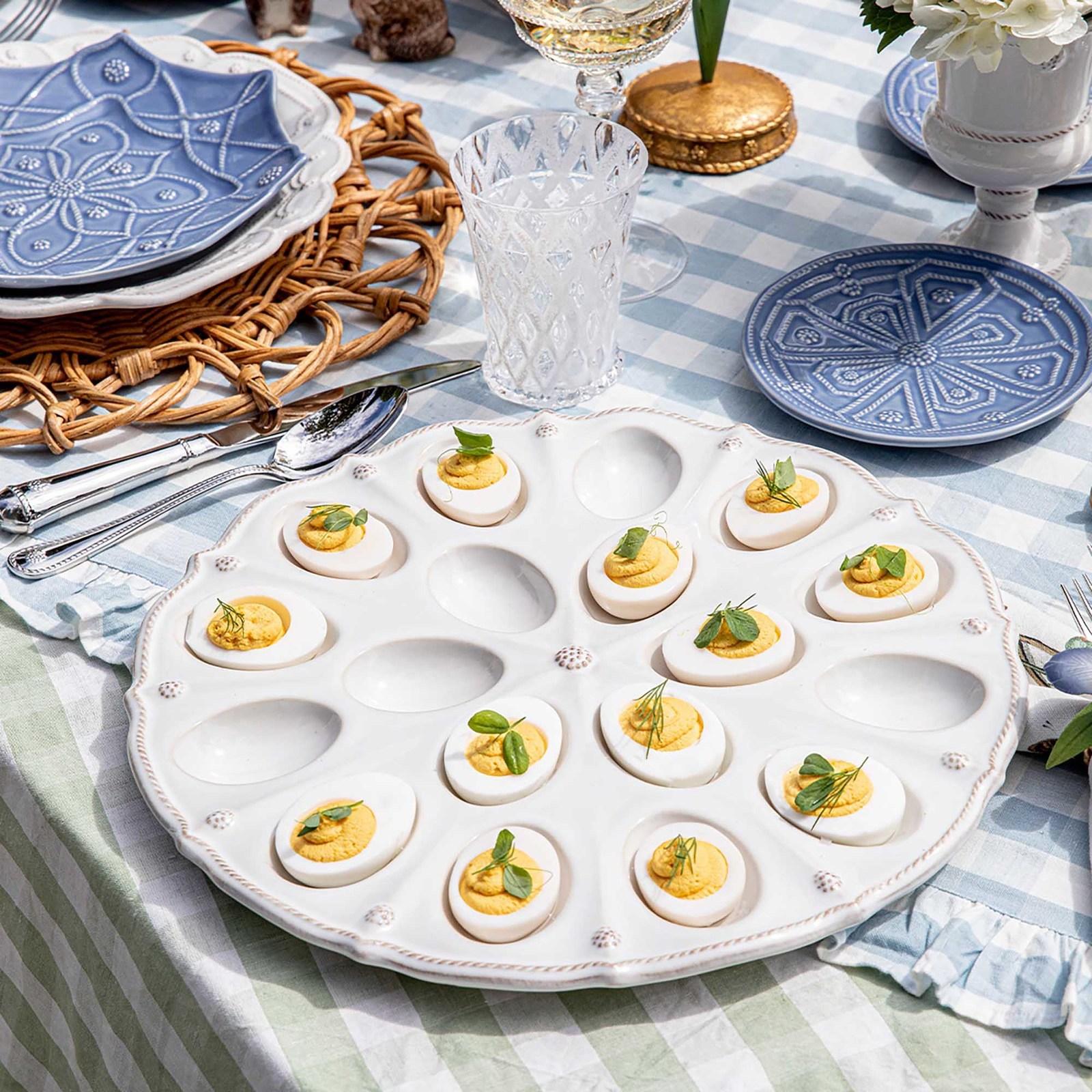 Berry & Thread Deviled Egg Platter 17 Berry & Thread Deviled Egg Platter