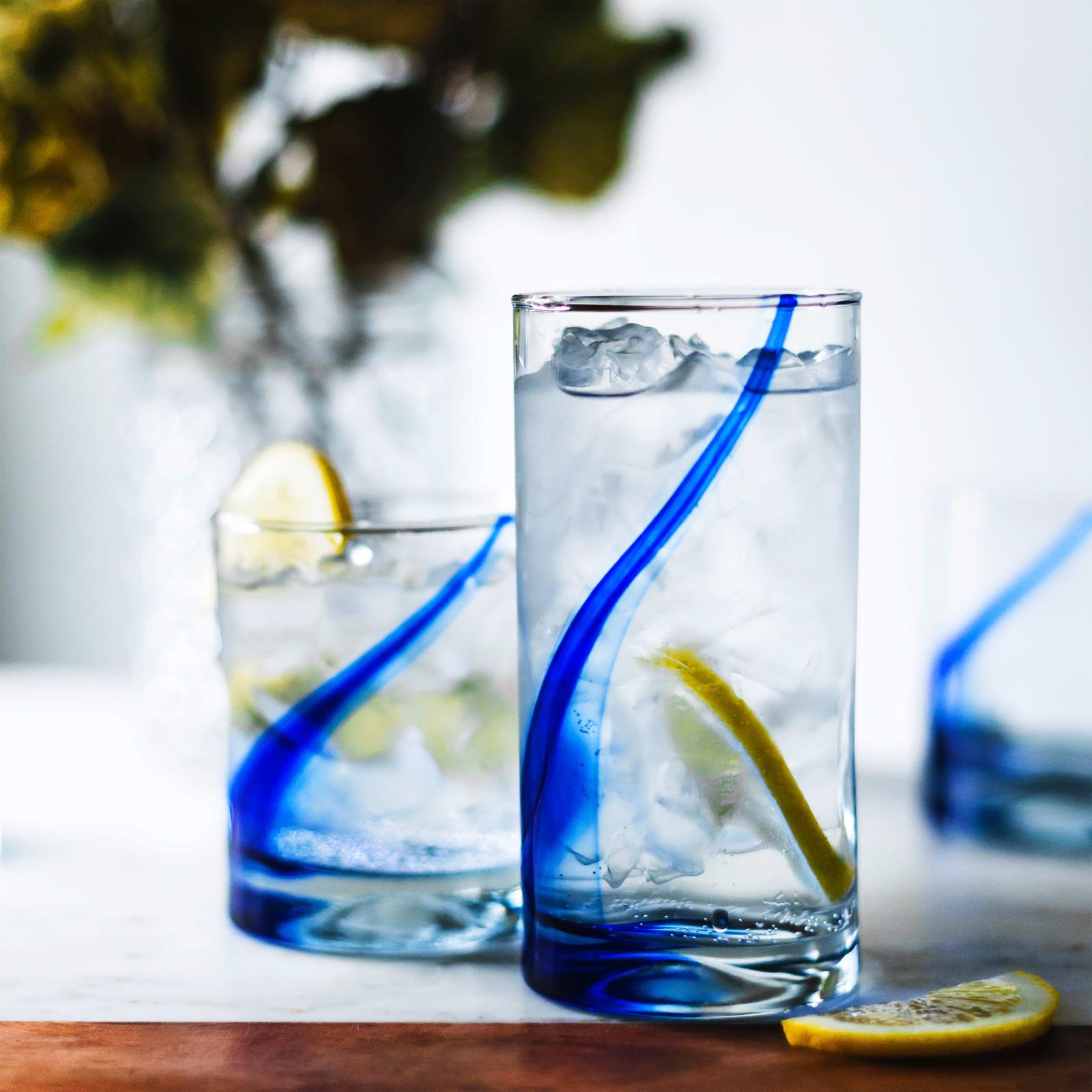 Blue Ribbon Impressions 8-Piece Drinkware Glass Set 3 Blue Ribbon Impressions 8-Piece Drinkware Glass Set
