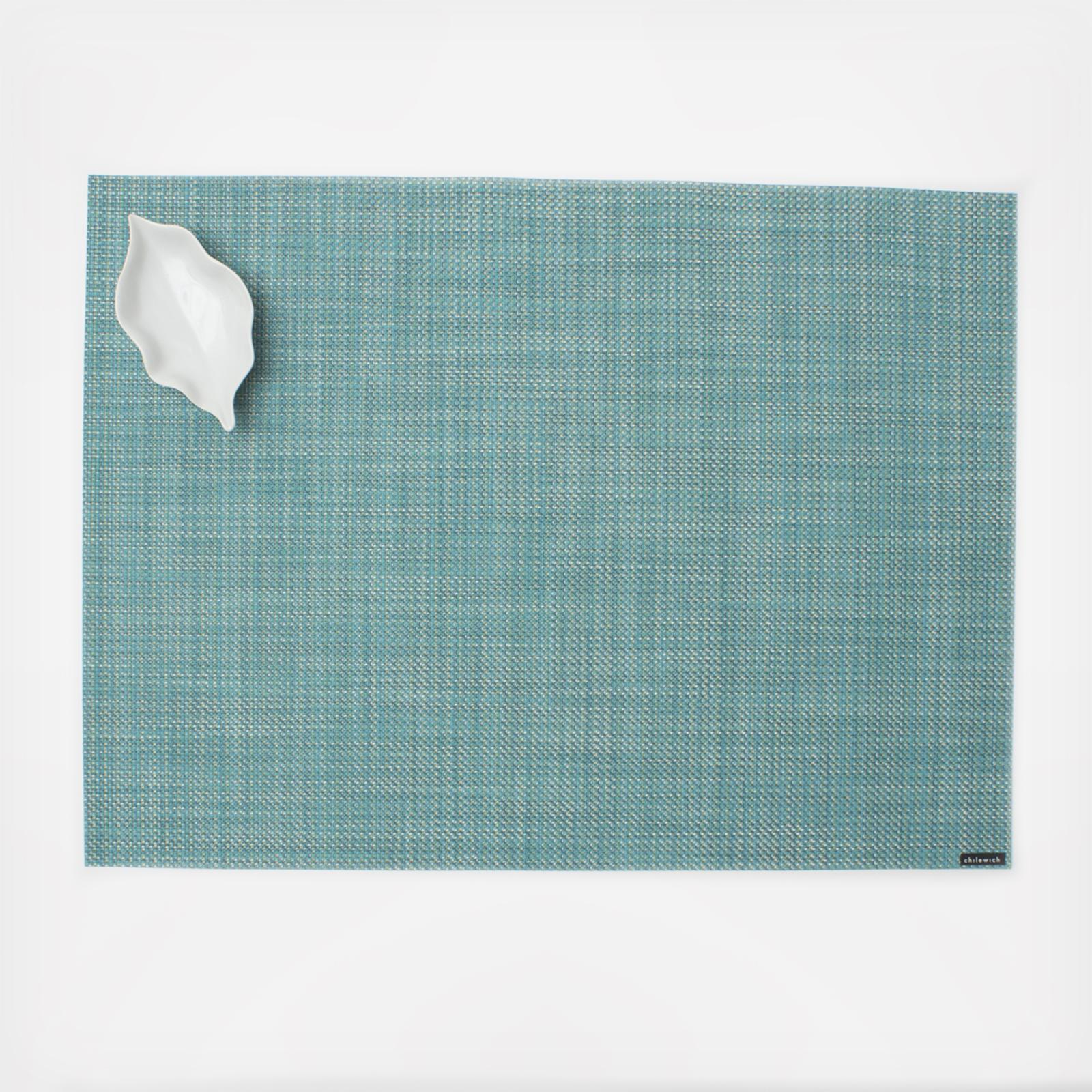 Rectangular Mini Basketweave Placemat, Set of 4 2 Rectangular Mini Basketweave Placemat, Set of 4