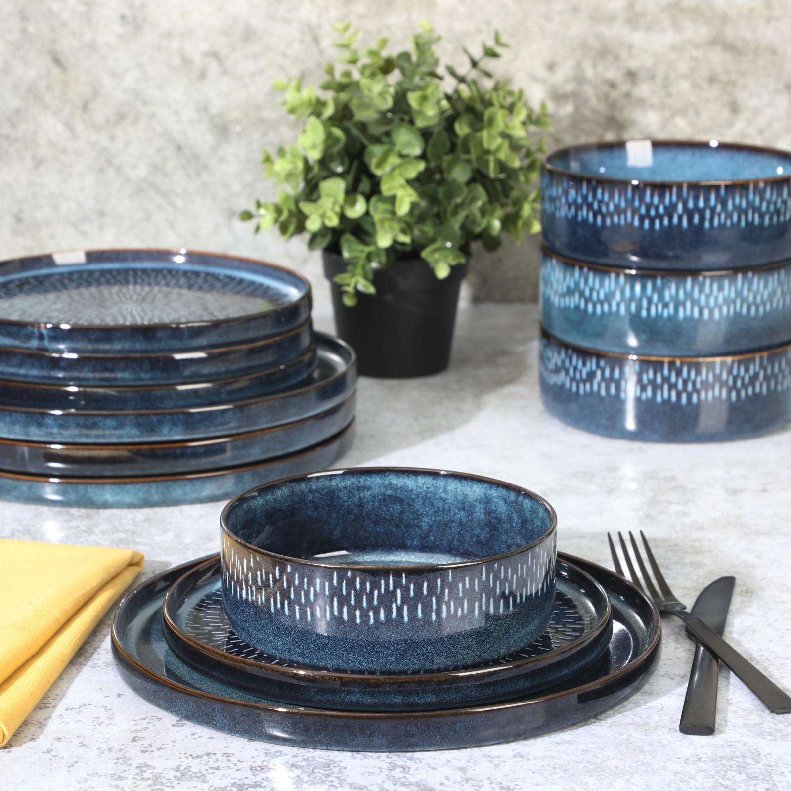 12-Piece Matisse Moderna Dinnerware Set, Service for 4 2 12-Piece Matisse Moderna Dinnerware Set, Service for 4