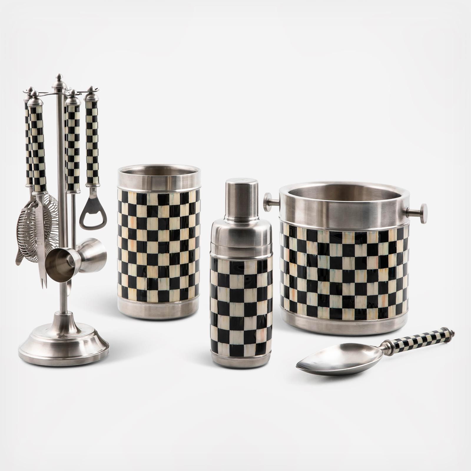 Courtly Check 3260 Enamel Cocktail Shaker 2 Courtly Check 3260 Enamel Cocktail Shaker