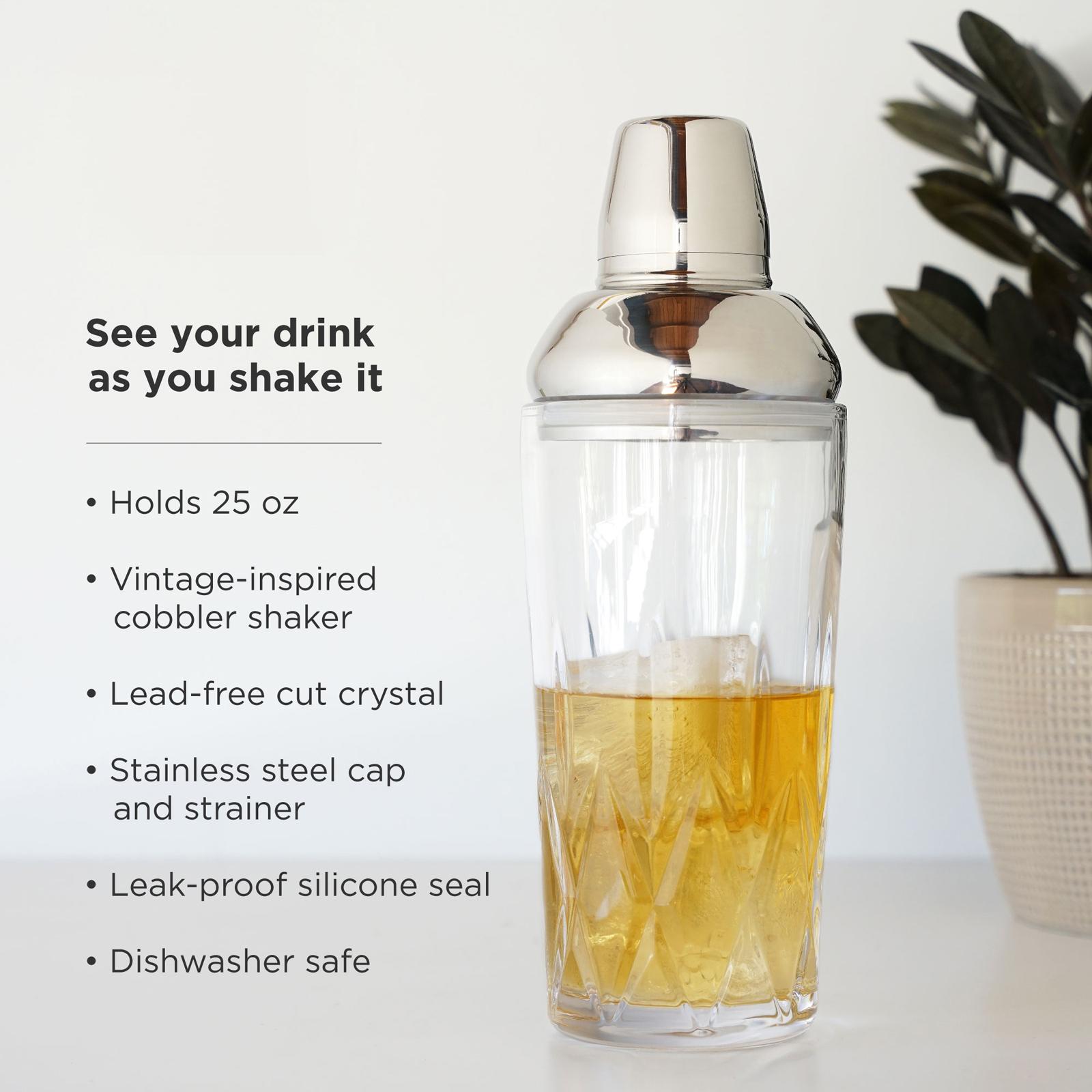 Admiral Crystal Cocktail Shaker 7 Admiral Crystal Cocktail Shaker