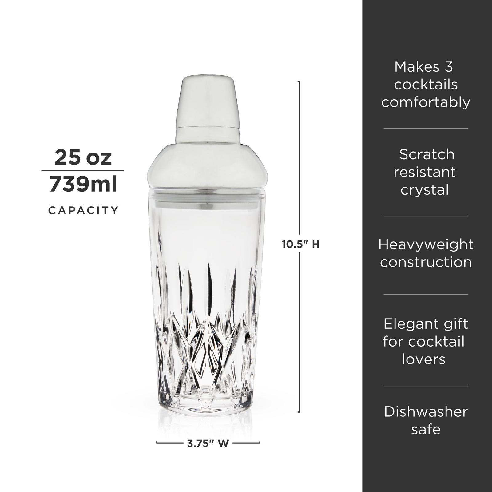 Admiral Crystal Cocktail Shaker 8 Admiral Crystal Cocktail Shaker