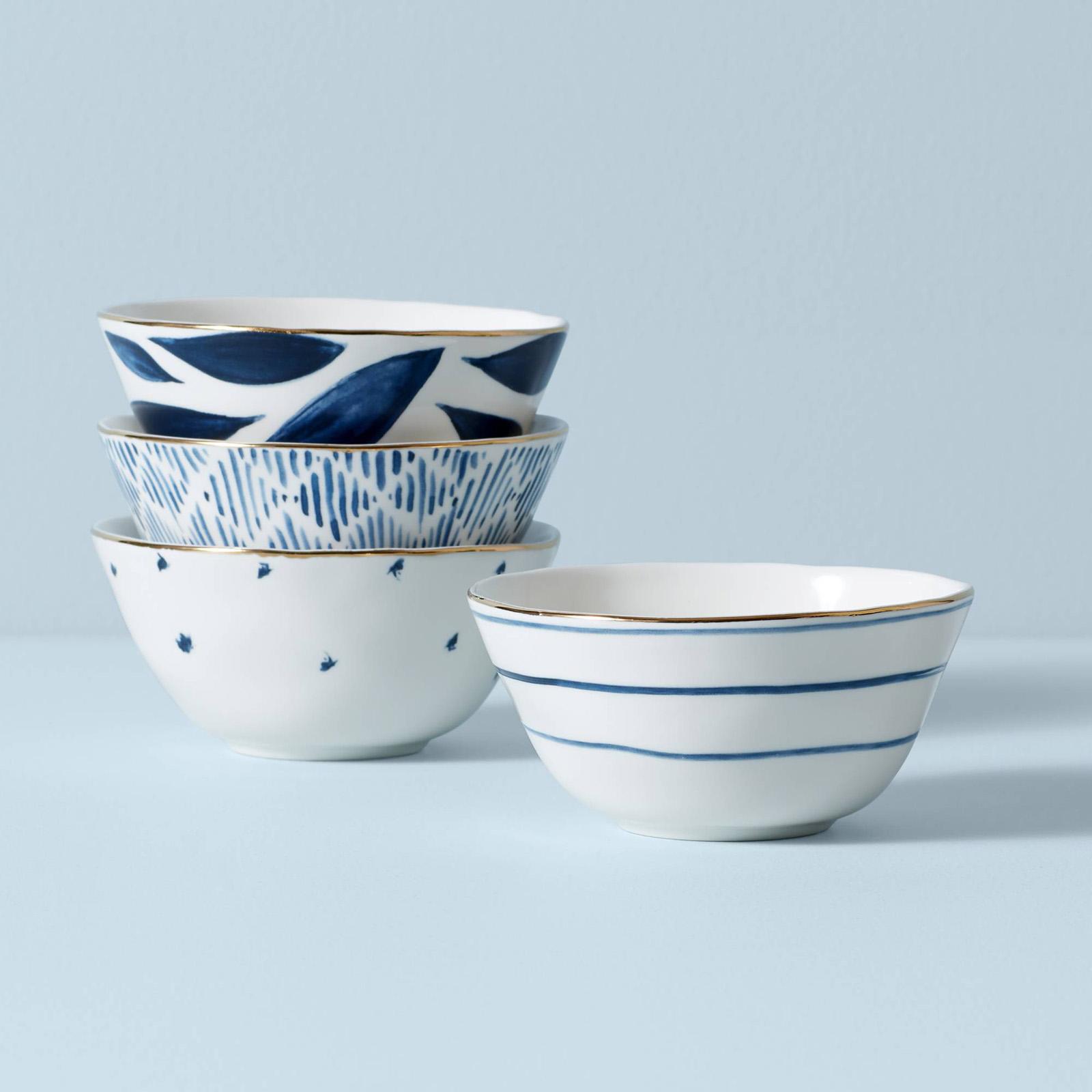 Blue Bay Dessert Bowl, Set of 4